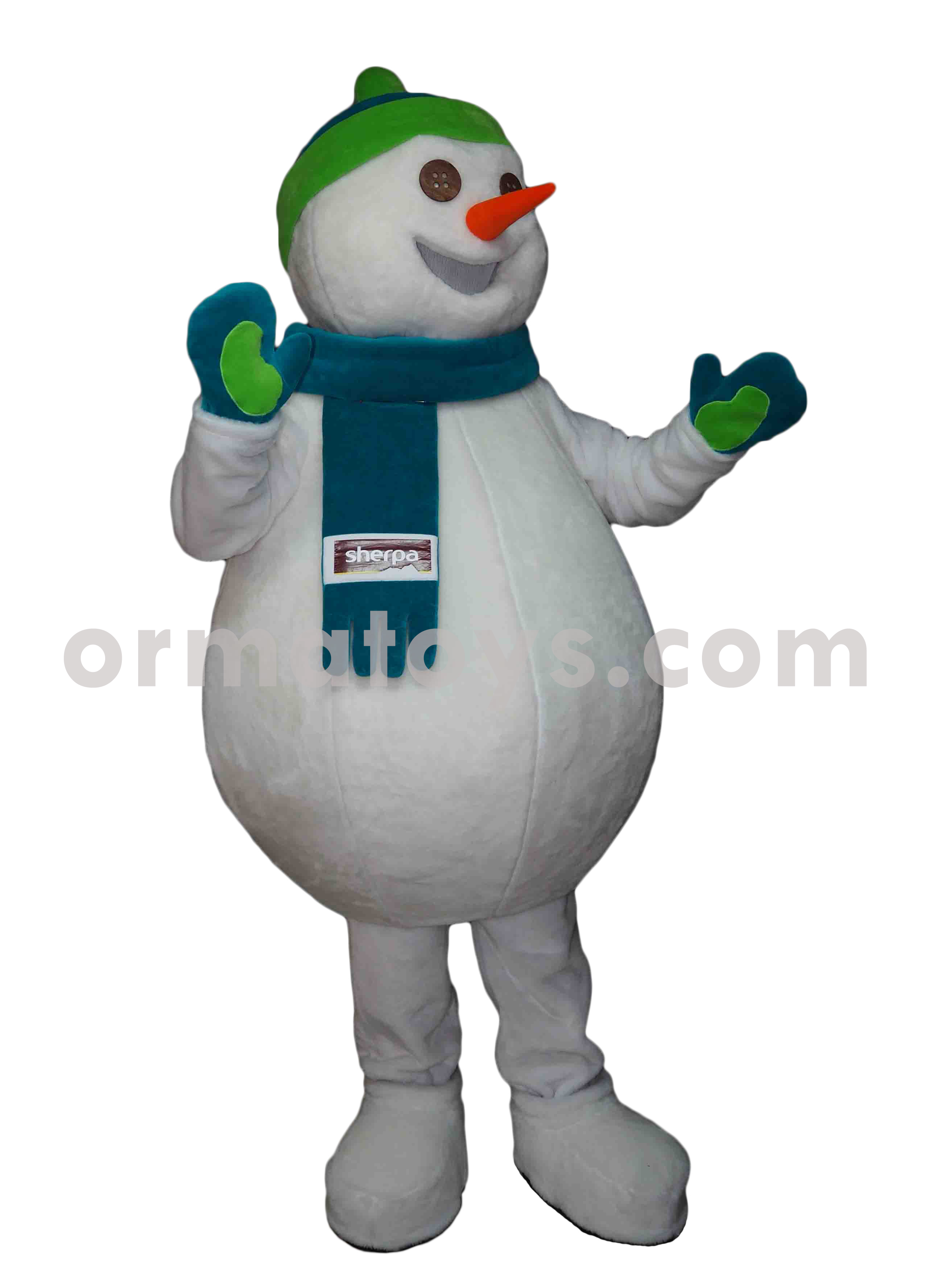 MASCOTTE BONHOMME DE NEIGE - SHERPA