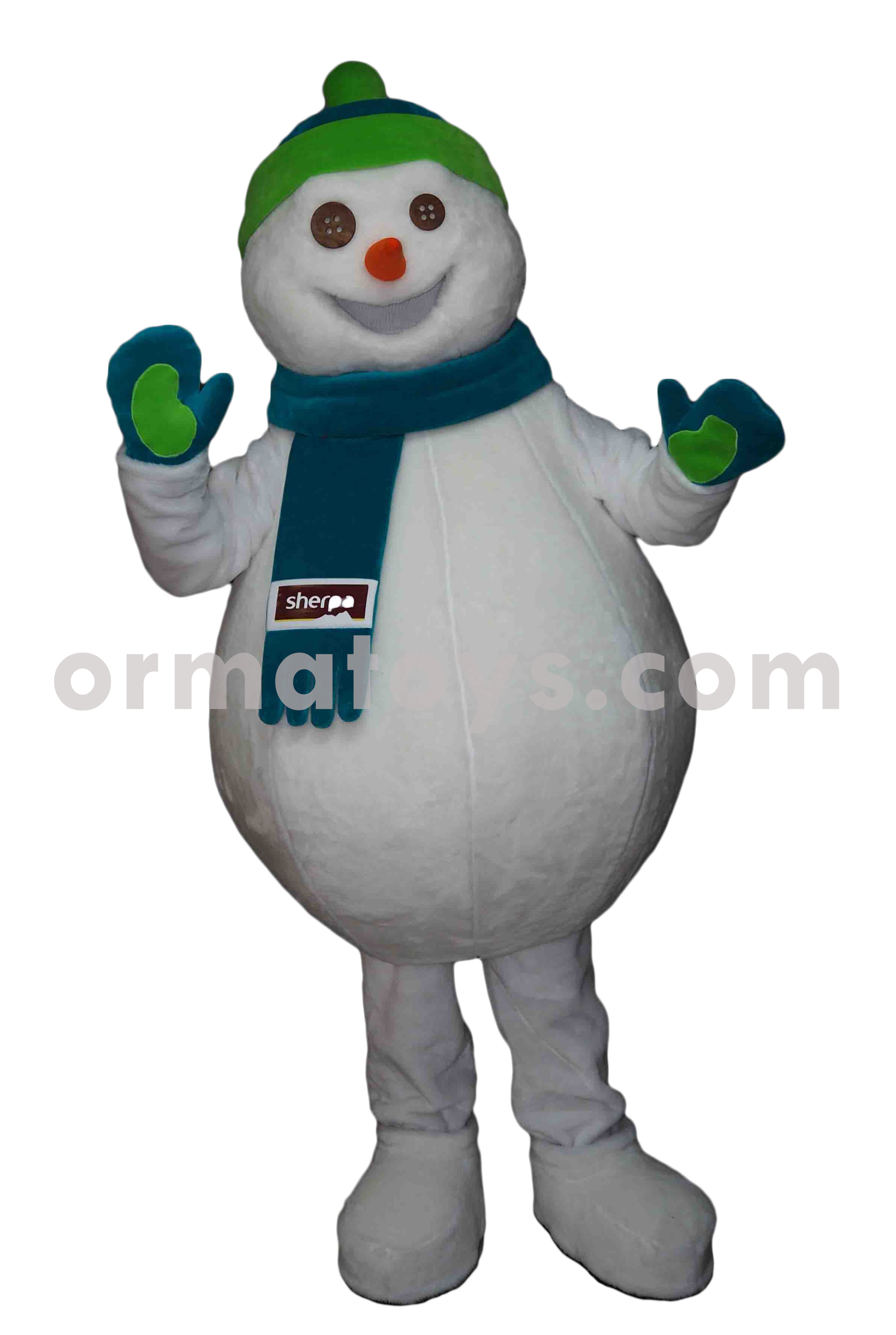 MASCOTTE BONHOMME DE NEIGE - SHERPA