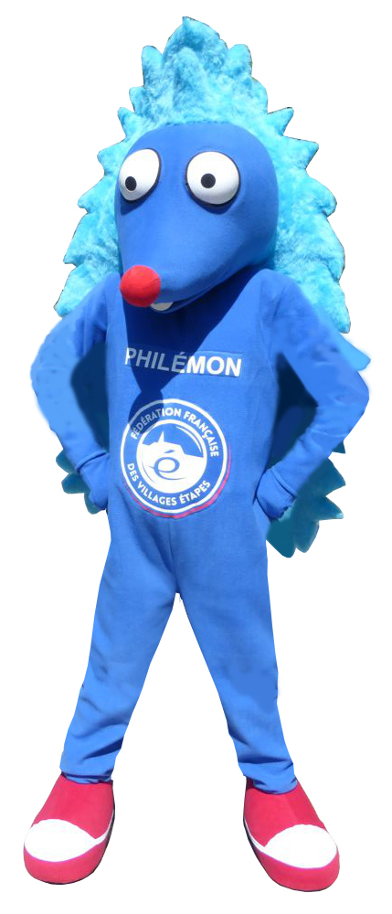 MASCOTTE PHILEMEON - FEDERATION FRANCAISE DES VILLAGES ETAPES