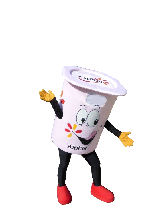 MASCOTTE POT DE YAOURT - YOPLAIT