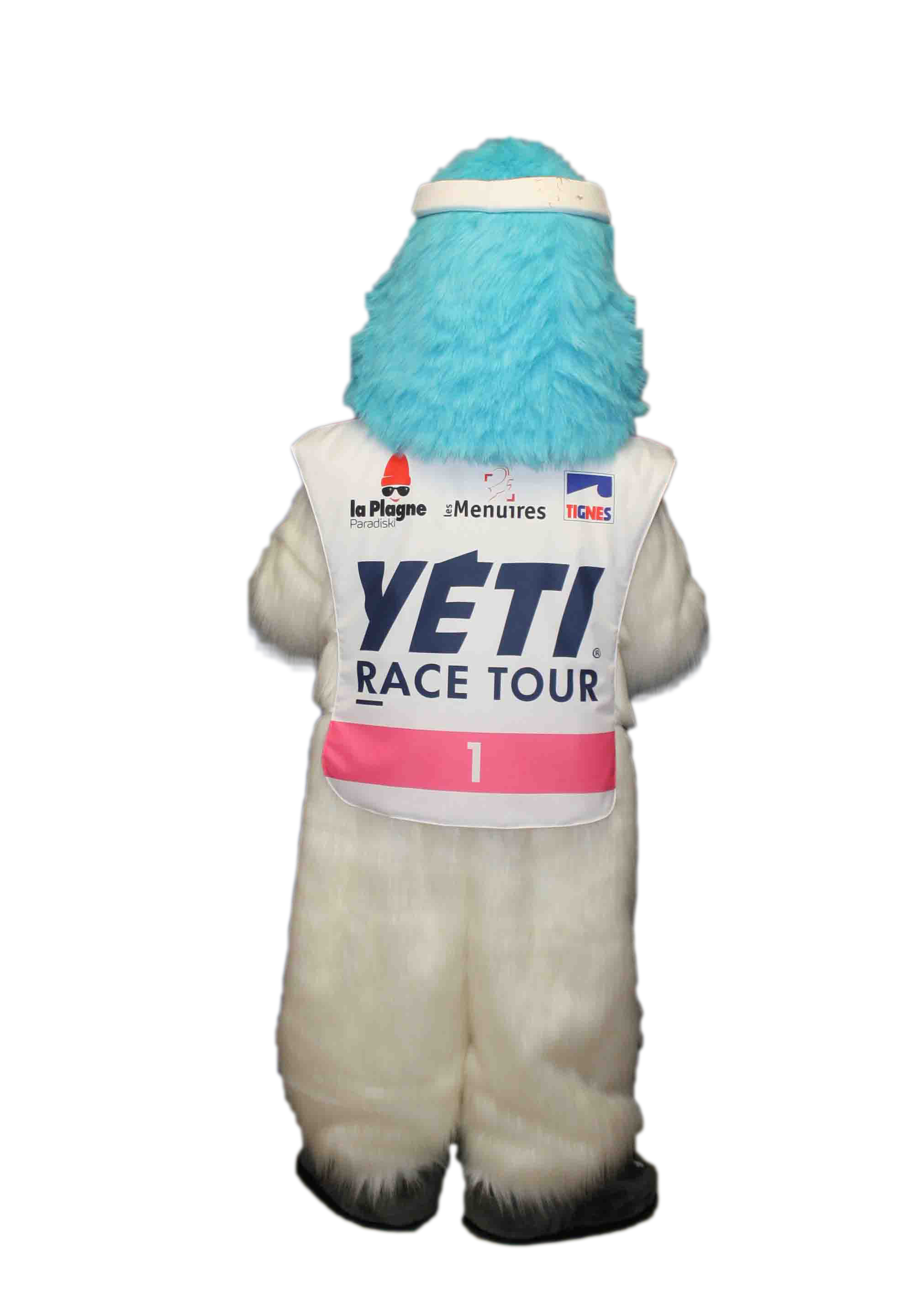 MASCOTTE YETI BLEU - YETI RACE TOUR