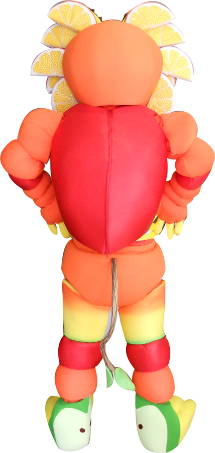 MASCOTTE MINUTE MAID - AGENCE BLEU CITRON