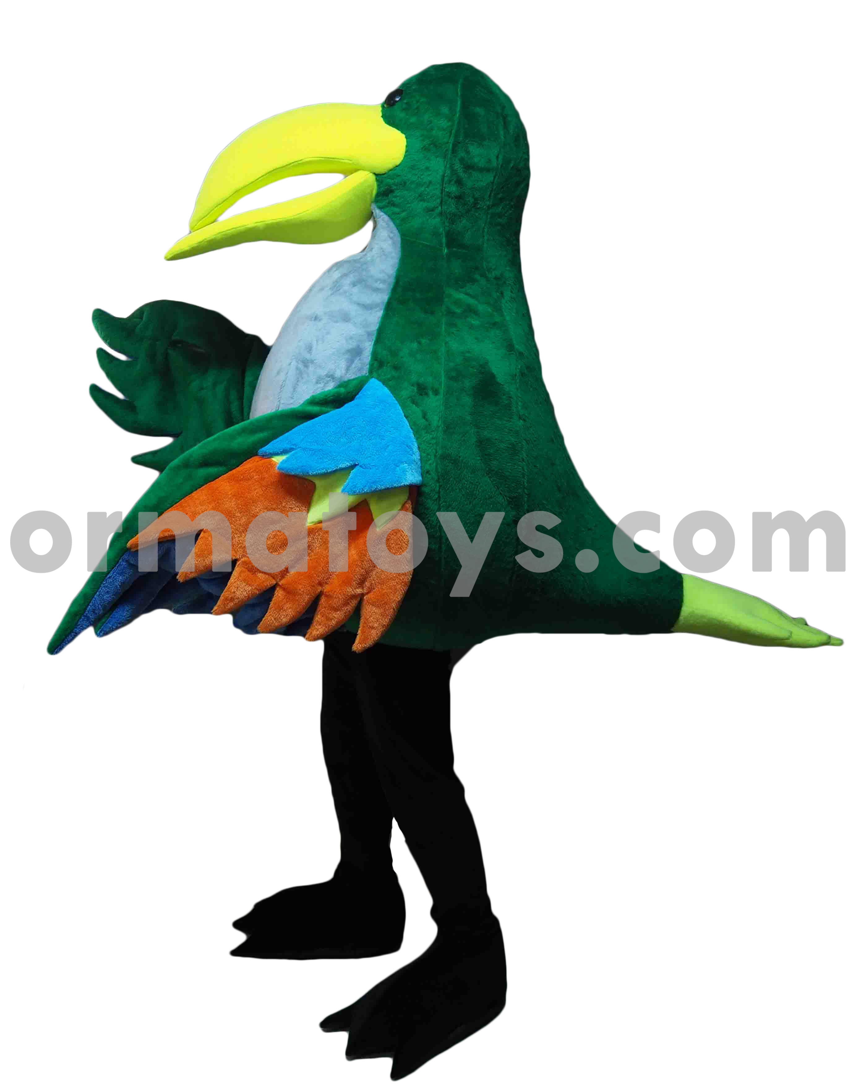 MASCOTTE TOUCAN - VILLE DE KOUROU GUYANE