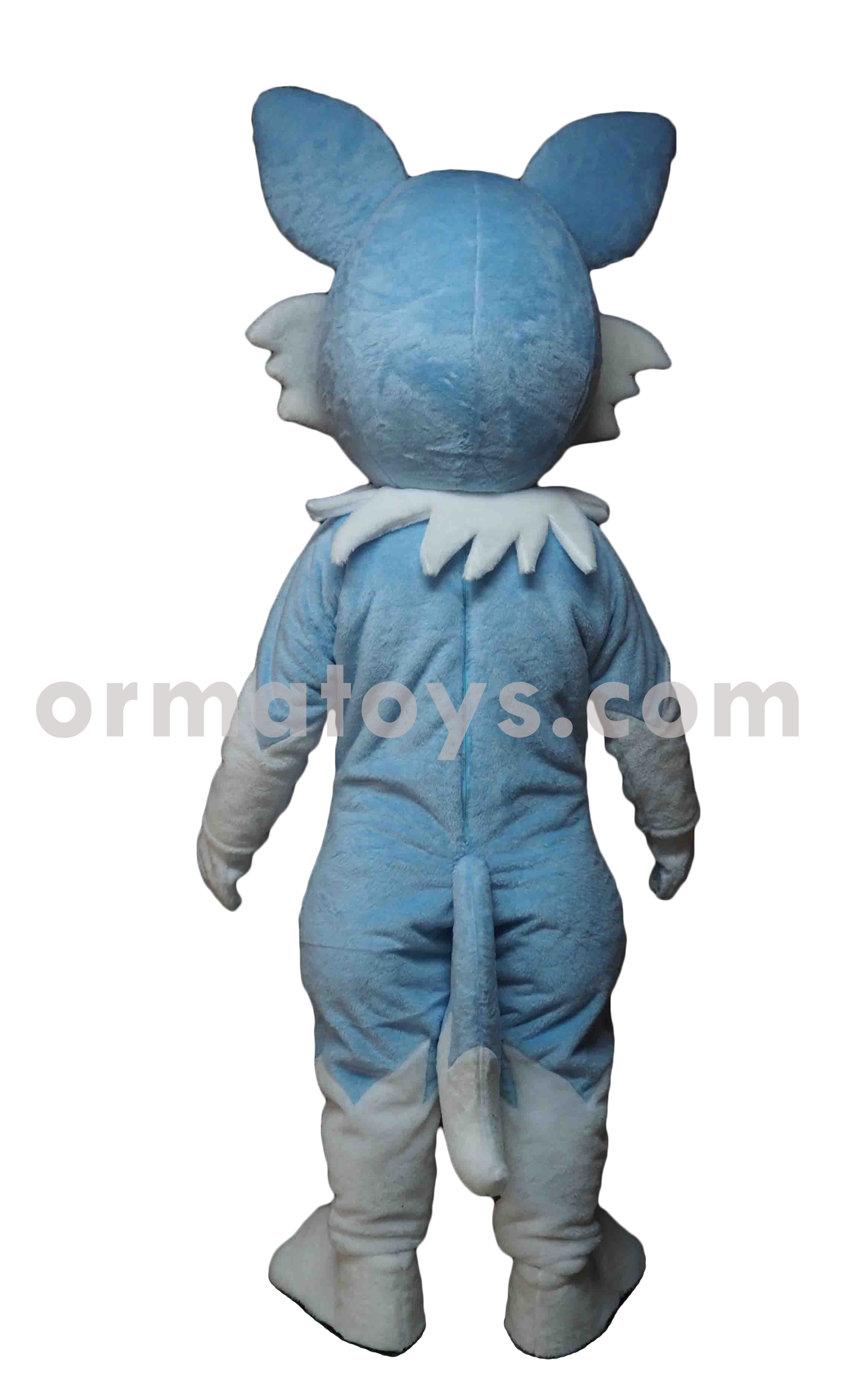 MASCOTTE RENARDE BLEUE FRIZZY - MMV