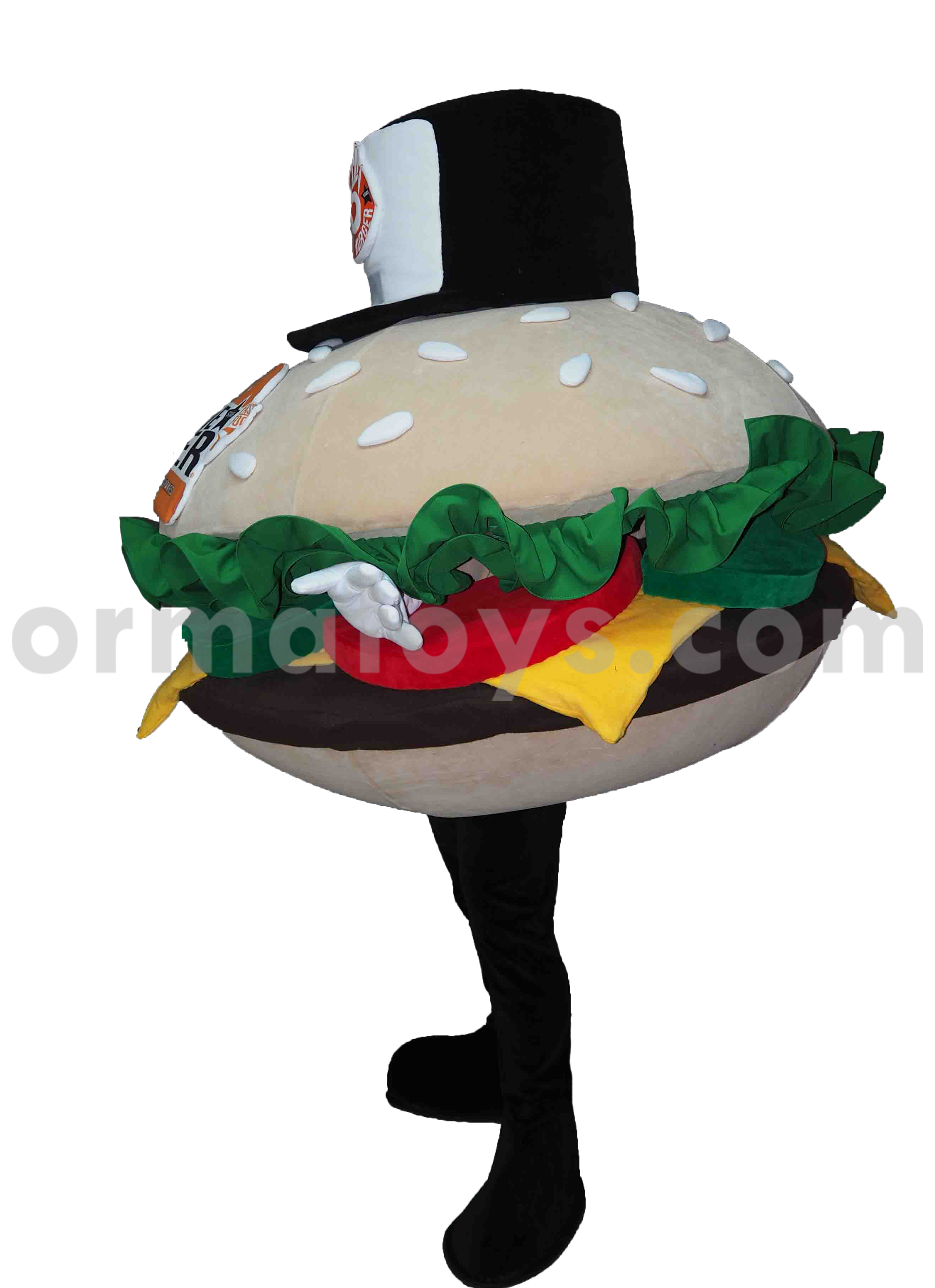 MASCOTTE HAMBURGER - FIVE STARS BURGER