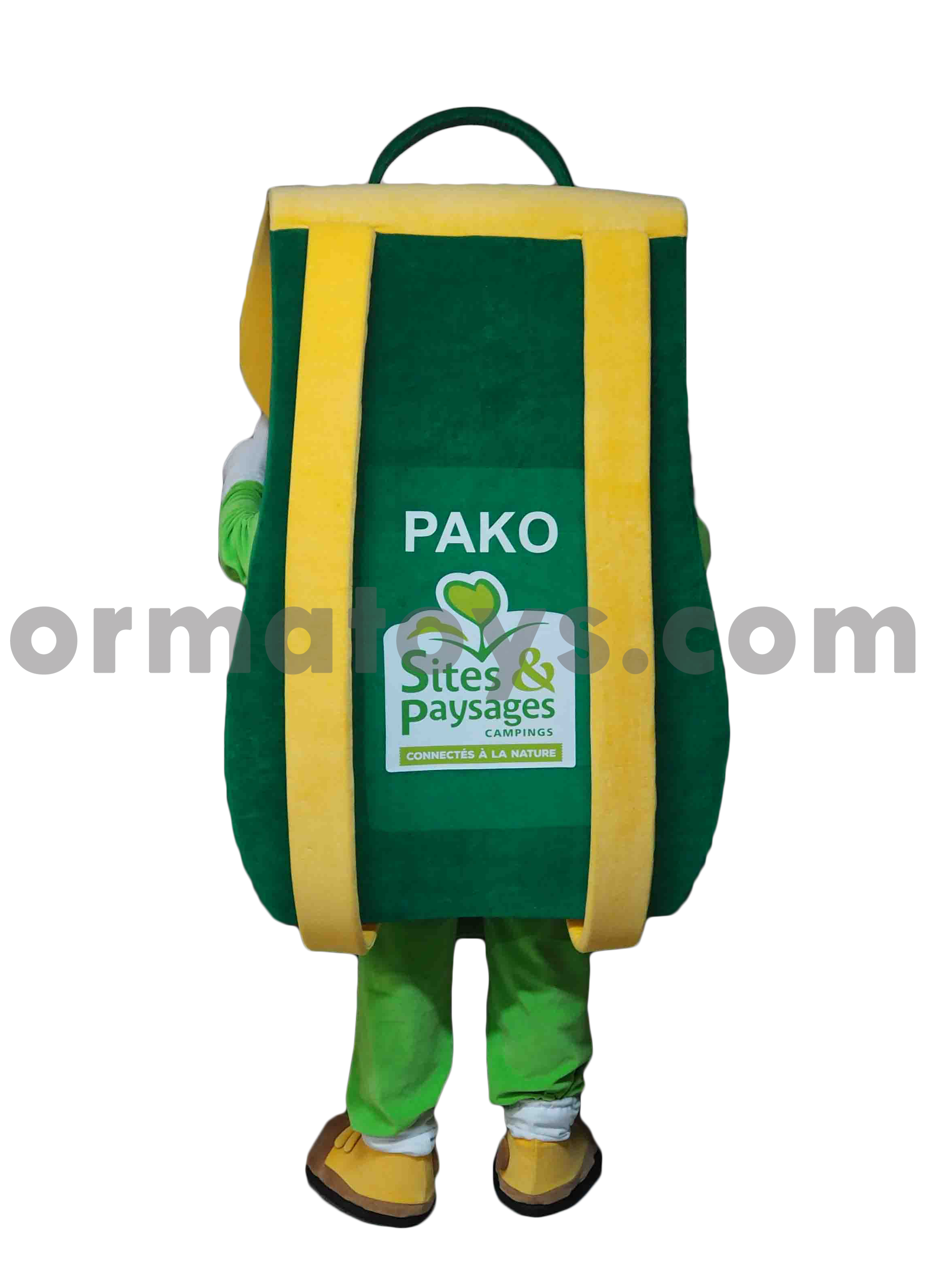 MASCOTTE SAC A DOS PAKO - CAMPINGS SITES & PAYSAGES