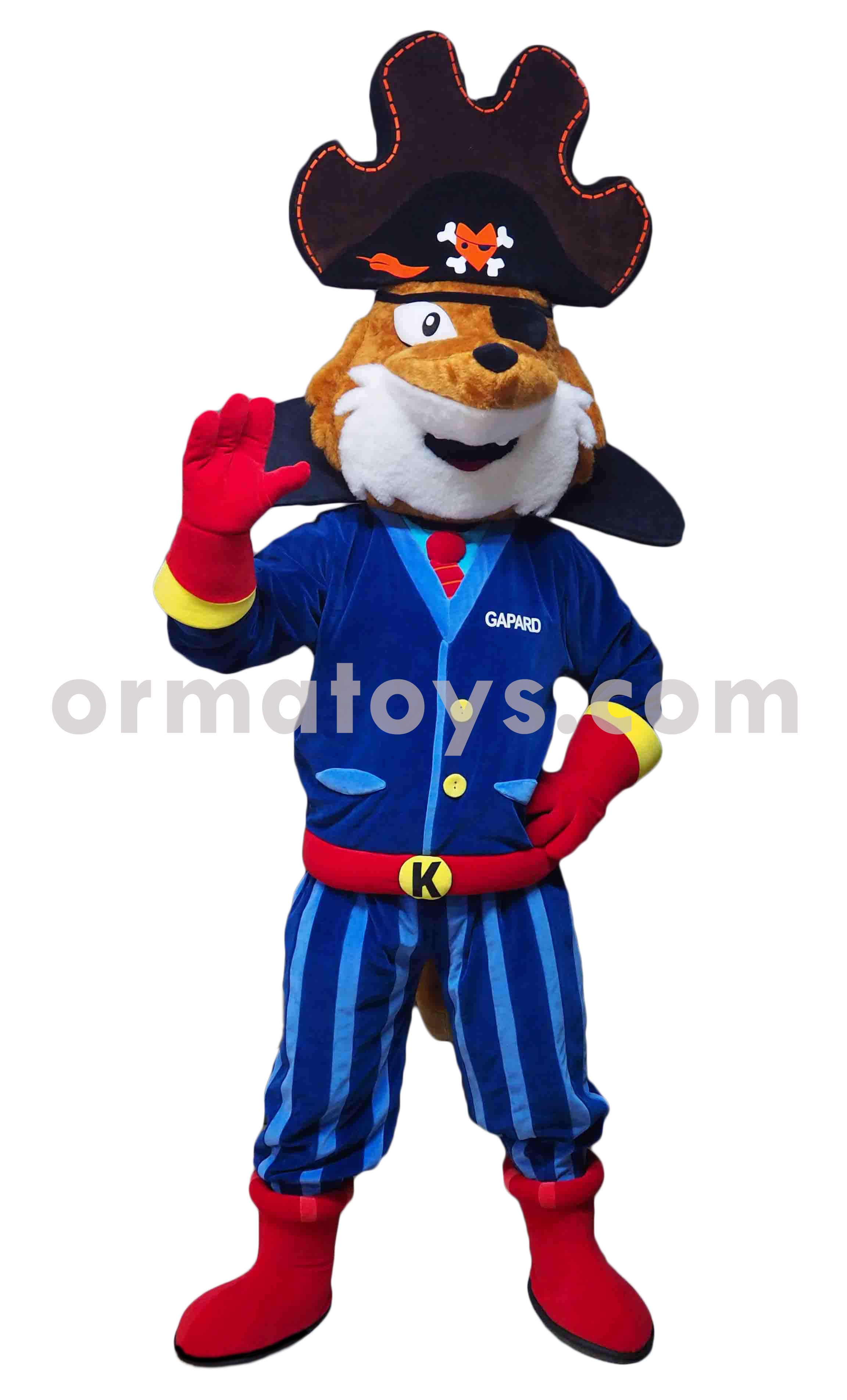 MASCOTTE RENARD PIRATE - K'PTAIN PARK