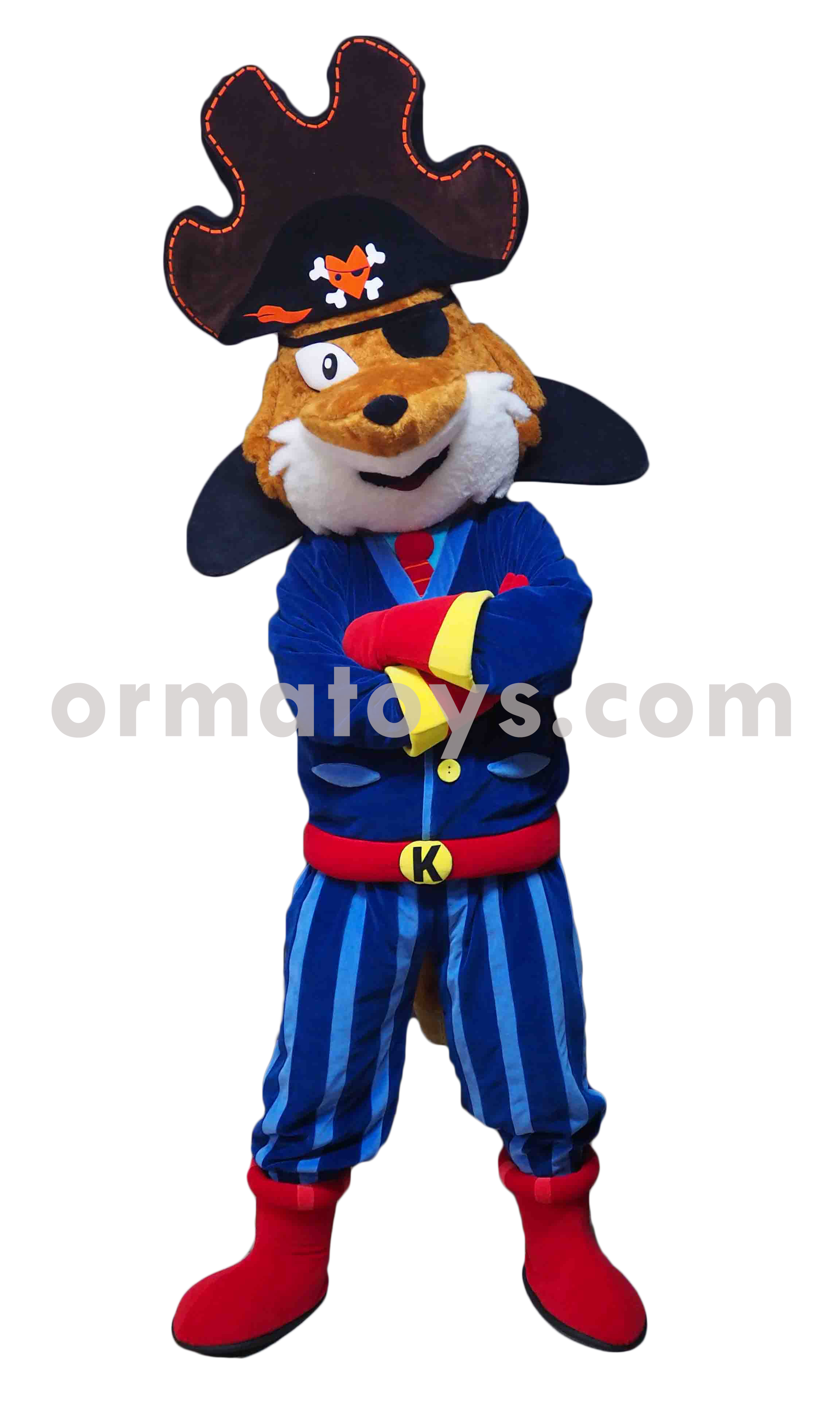 MASCOTTE RENARD PIRATE - K'PTAIN PARK