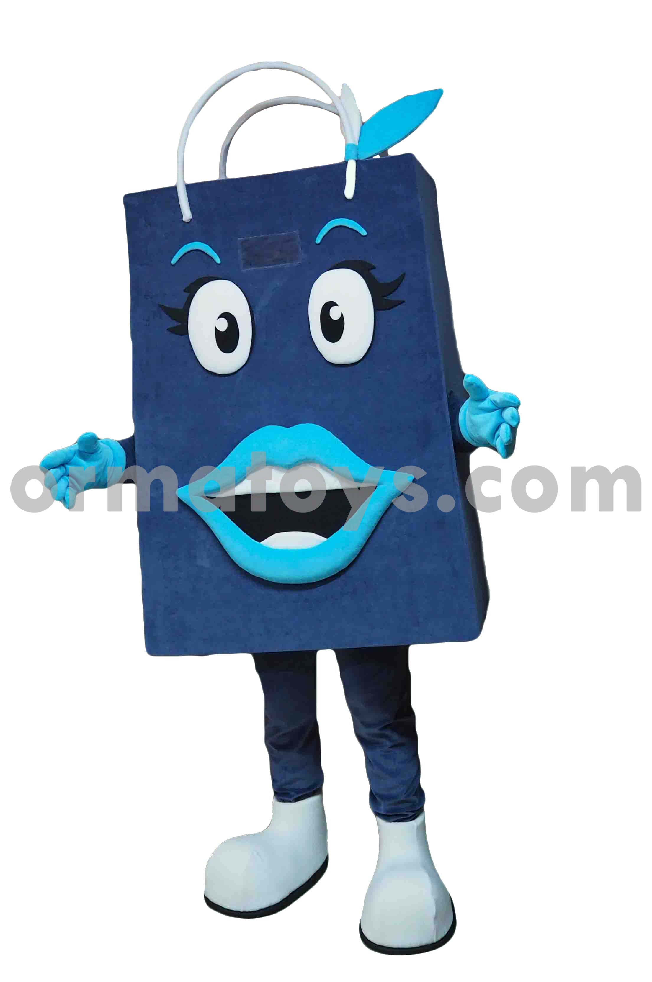 MASCOTTE SAC CABAS BLEU CIEL ET BLEU - AGENCE ROOGAÏE