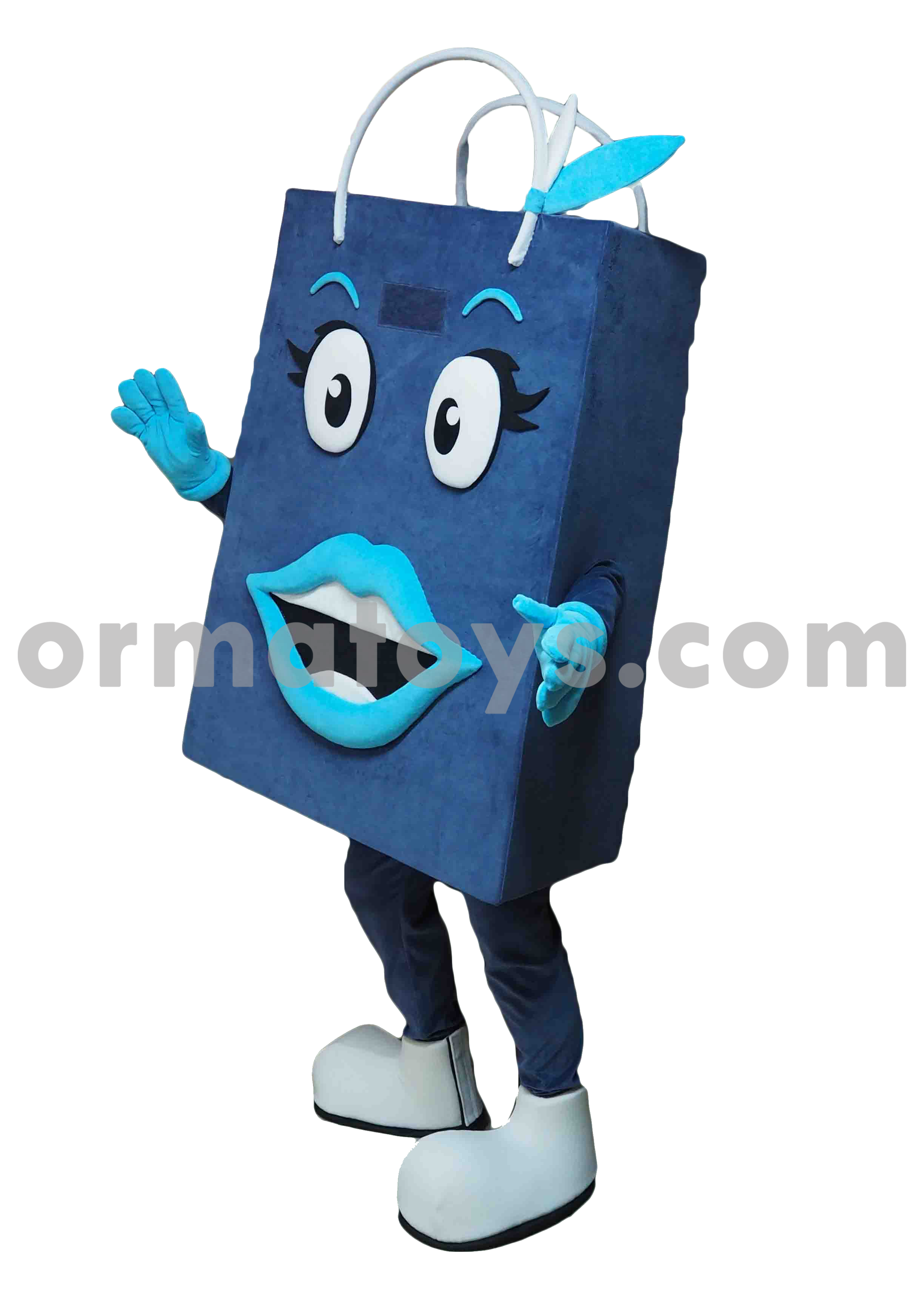 MASCOTTE SAC CABAS BLEU CIEL ET BLEU - AGENCE ROOGAÏE