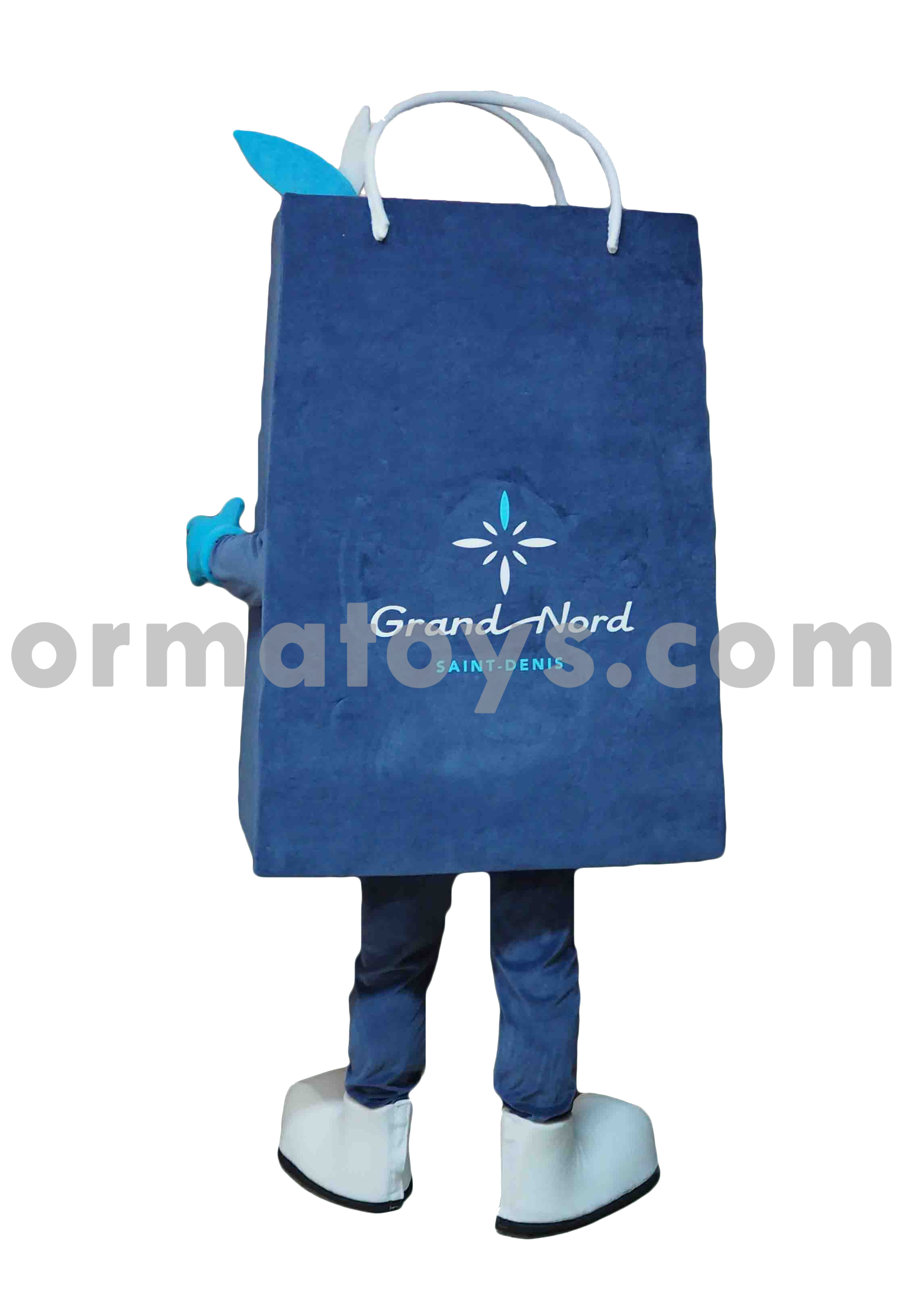 MASCOTTE SAC CABAS BLEU CIEL ET BLEU - AGENCE ROOGAÏE