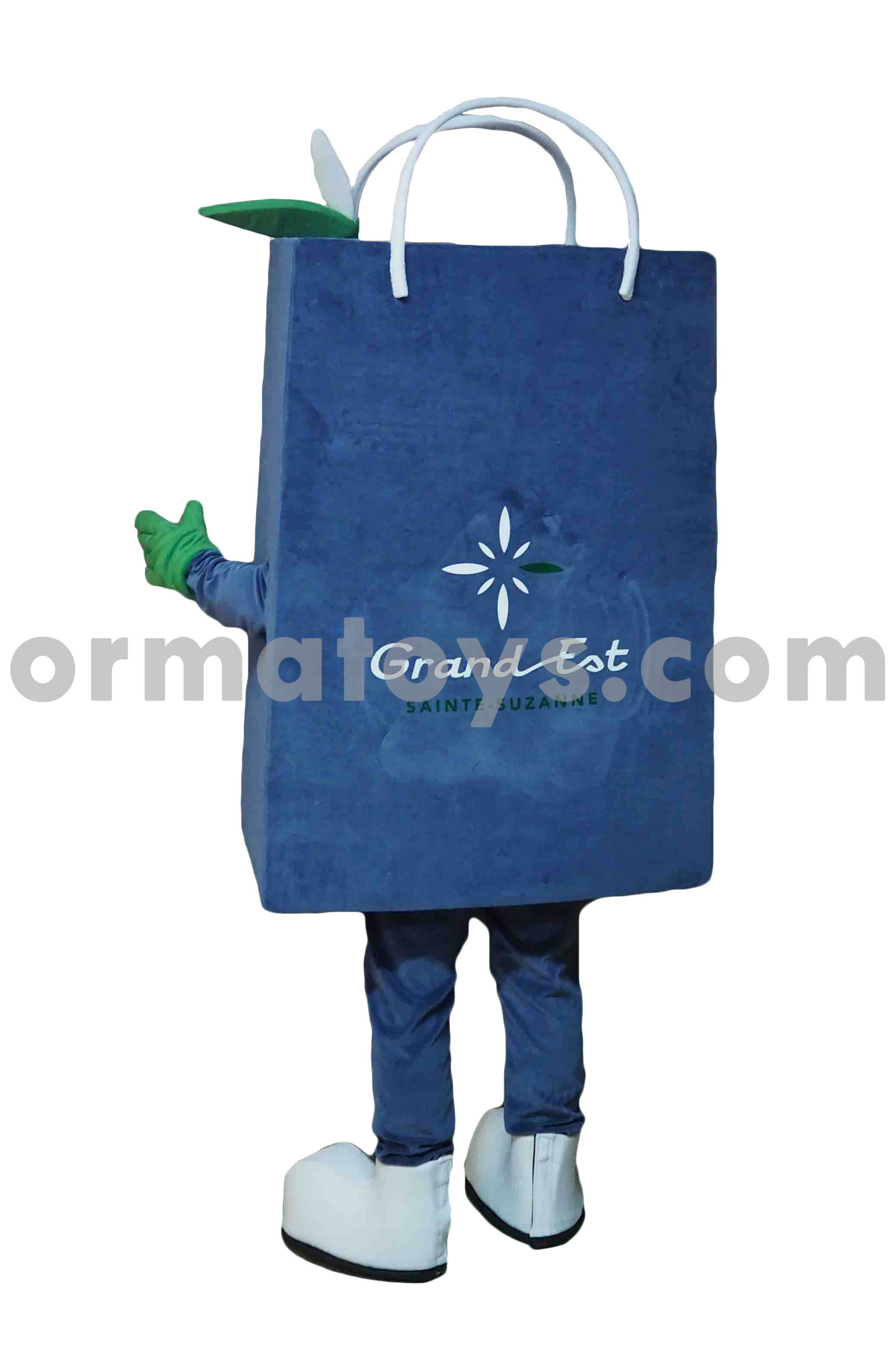 MASCOTTE SAC CABAS VERT ET BLEU - AGENCE ROOGAÏE