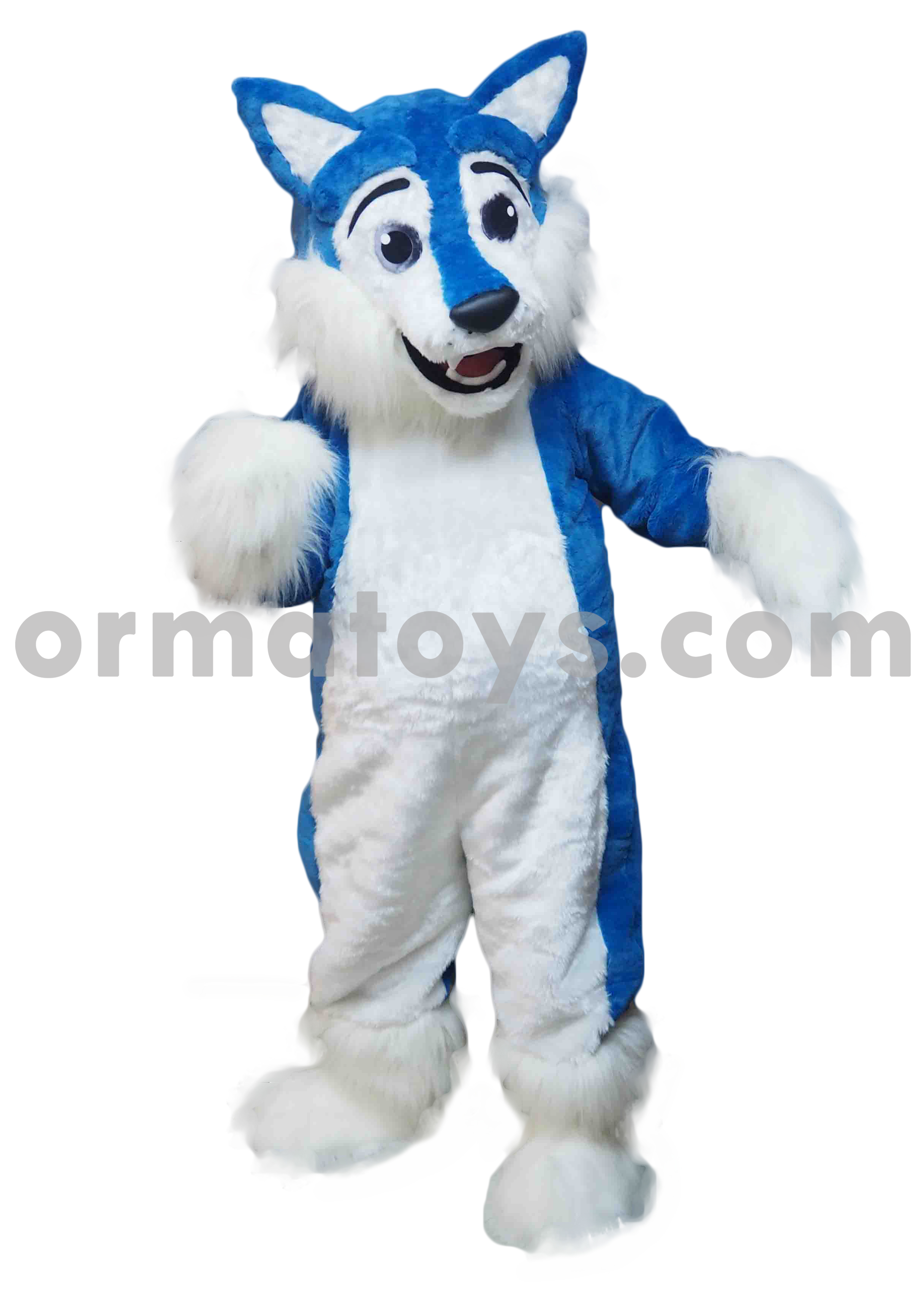 MASCOTTE LOUP BLEU - BACKSTAGE