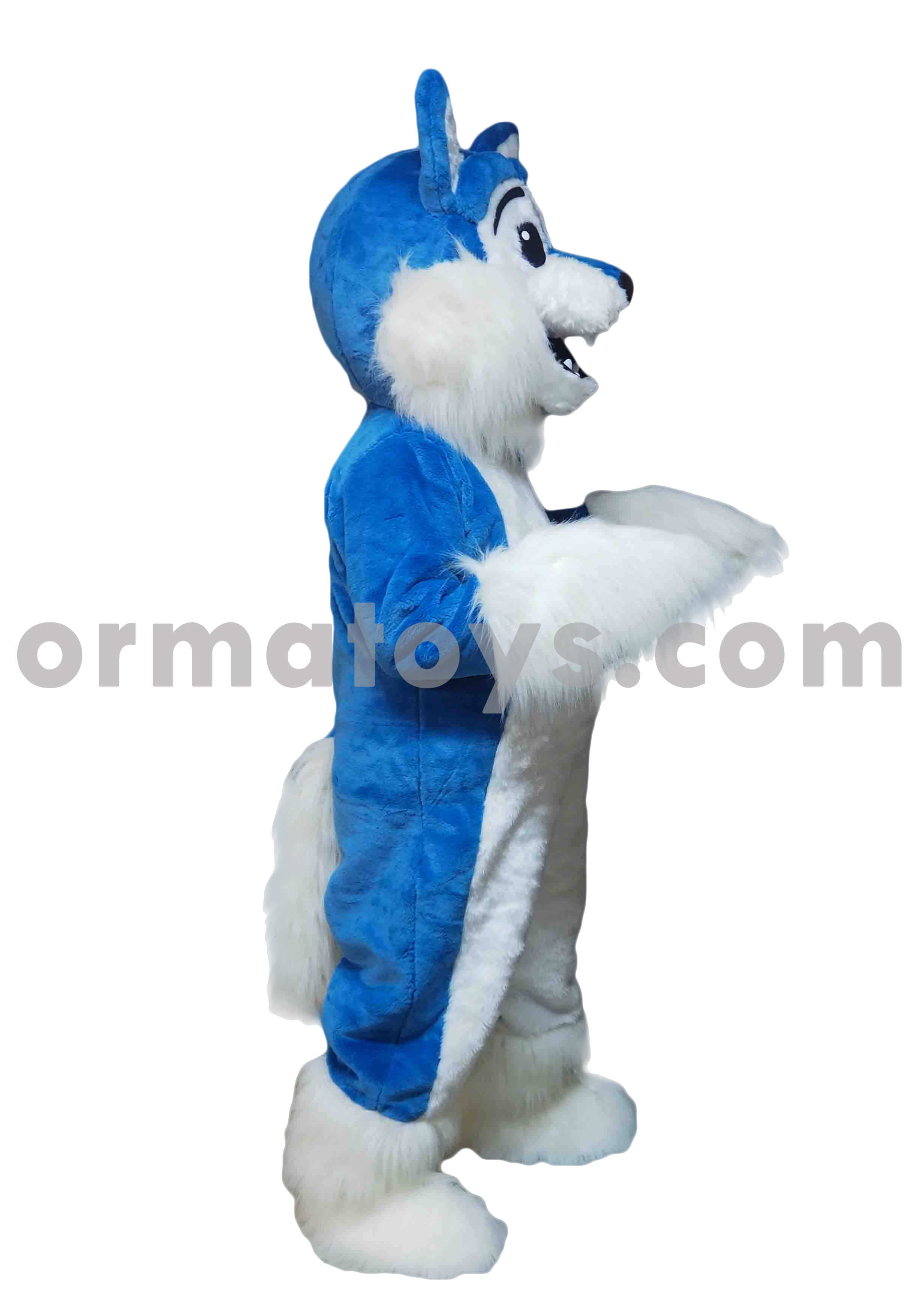 MASCOTTE LOUP BLEU - BACKSTAGE