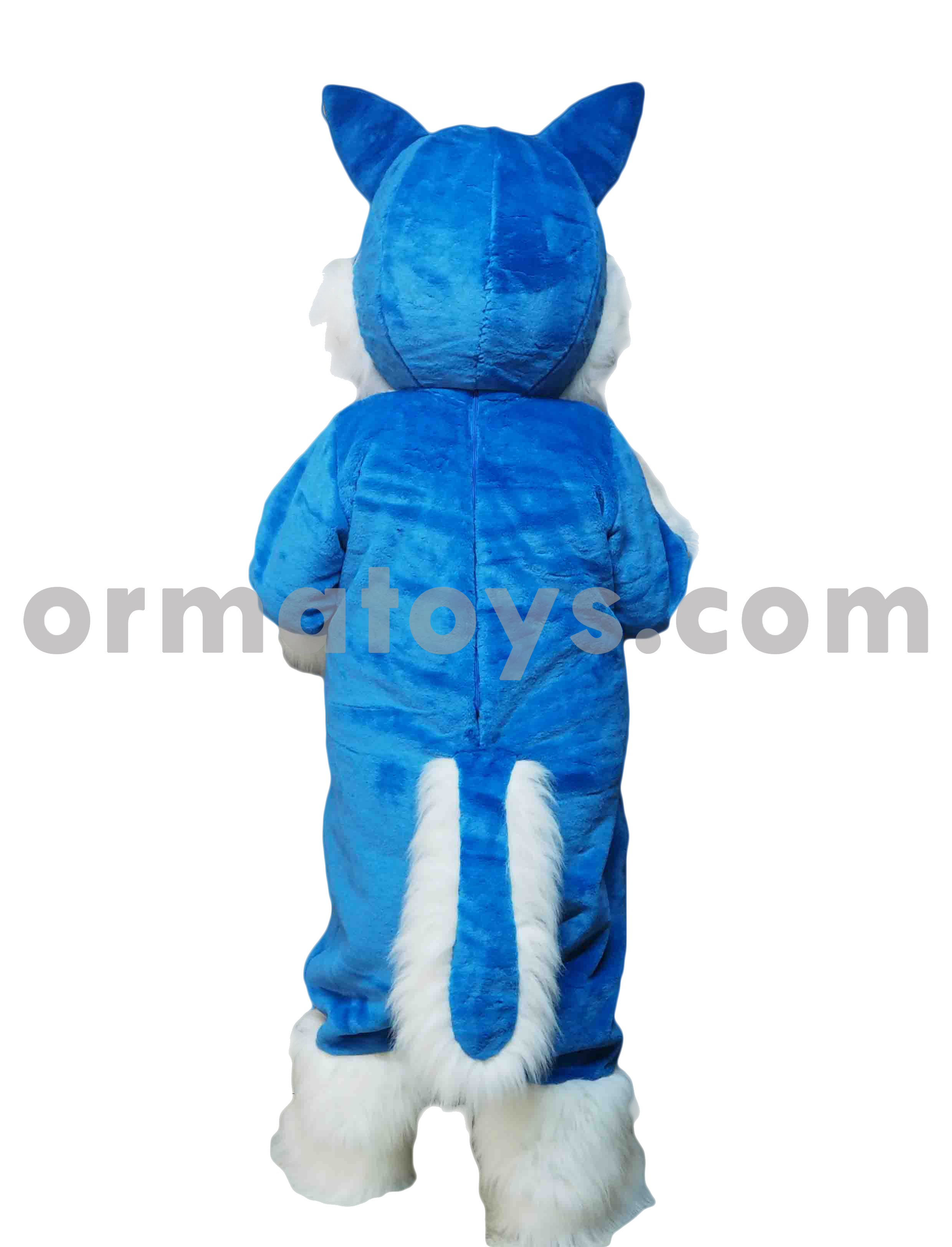 MASCOTTE LOUP BLEU - BACKSTAGE