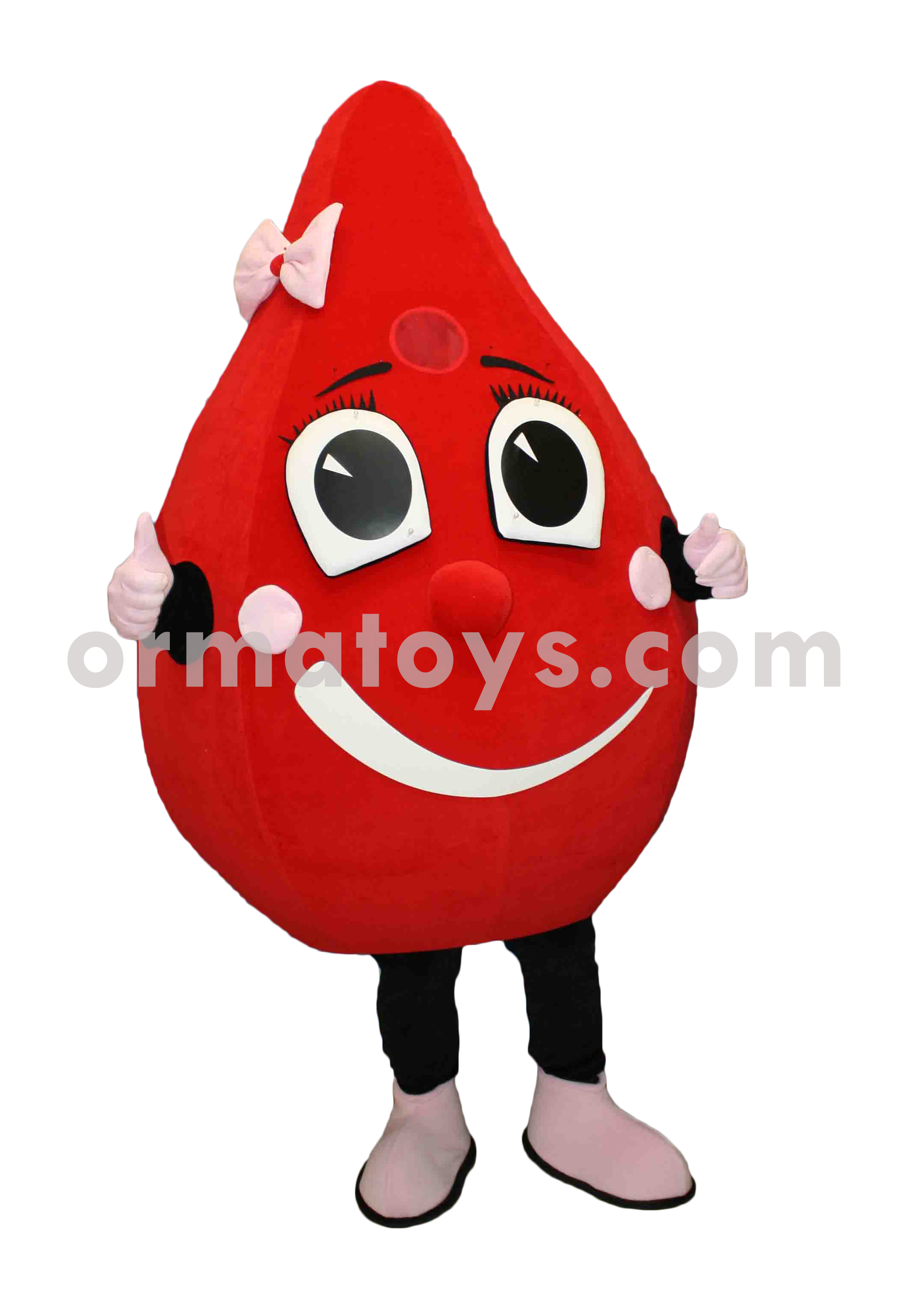 MASCOTTE GOUTTE DE SANG - ETABLISSEMENT FRANCAIS DU SANG