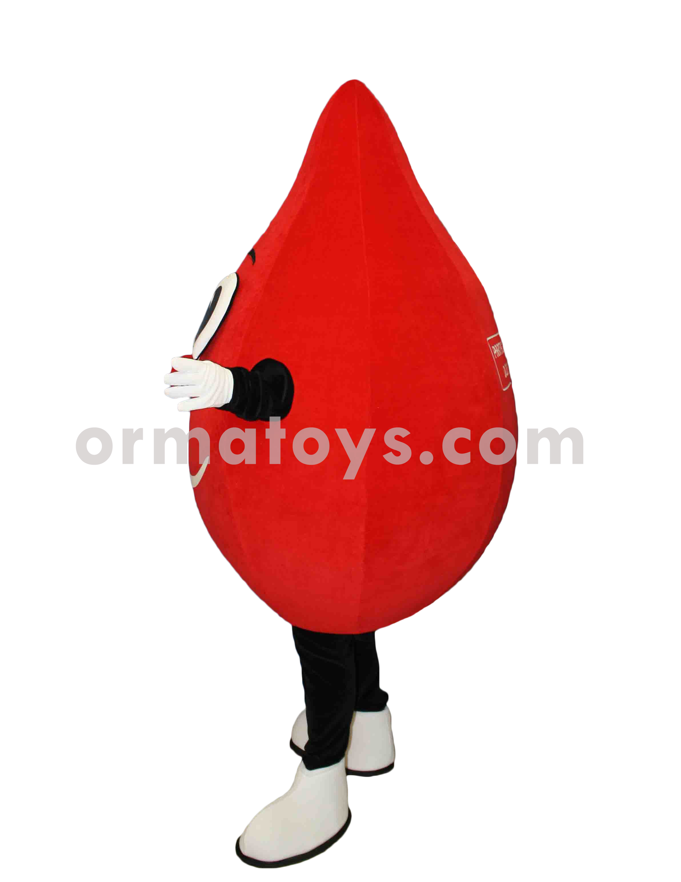 MASCOTTE GOUTTE DE SANG - ETABLISSEMENT FRANCAIS DU SANG