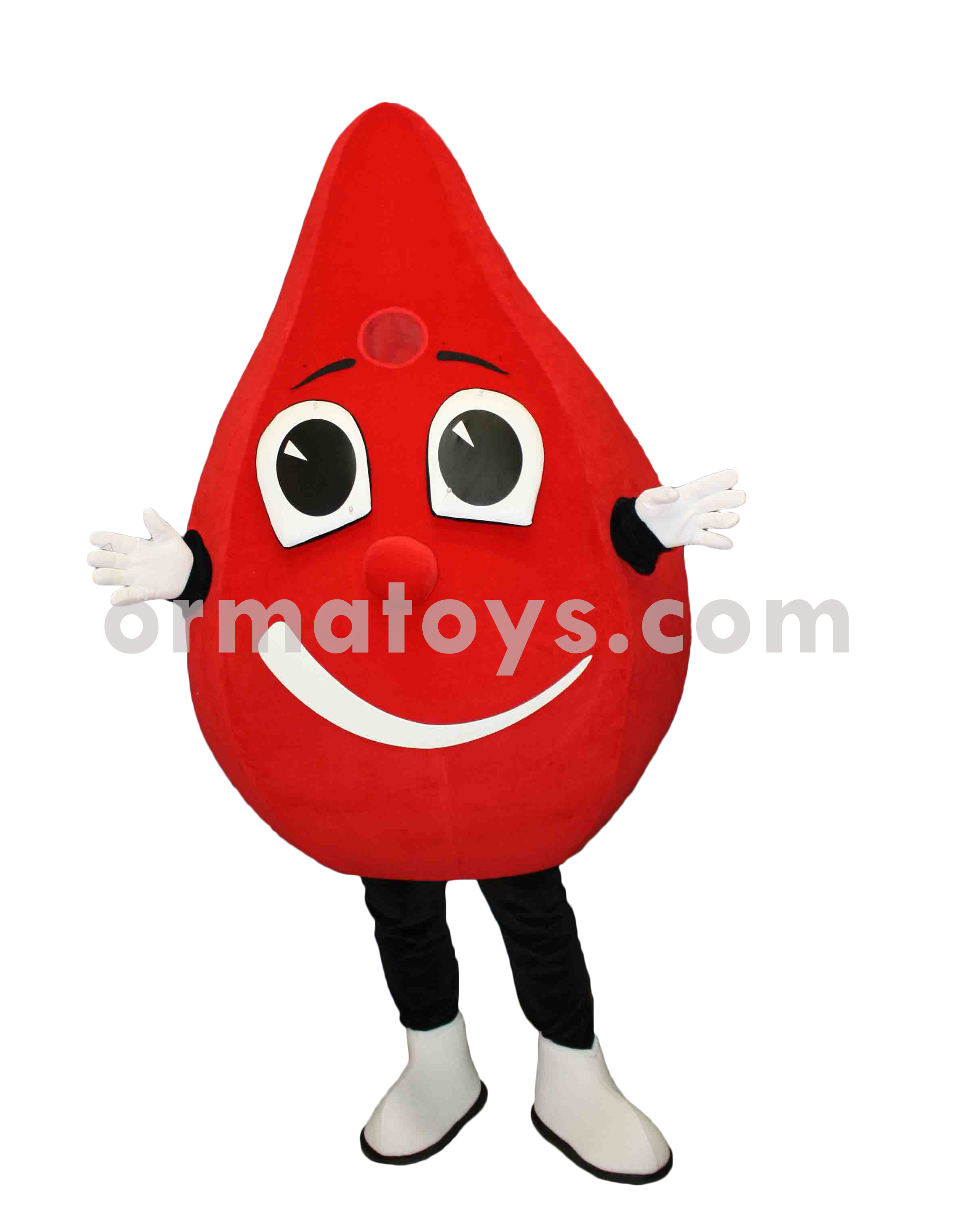 MASCOTTE GOUTTE DE SANG - ETABLISSEMENT FRANCAIS DU SANG