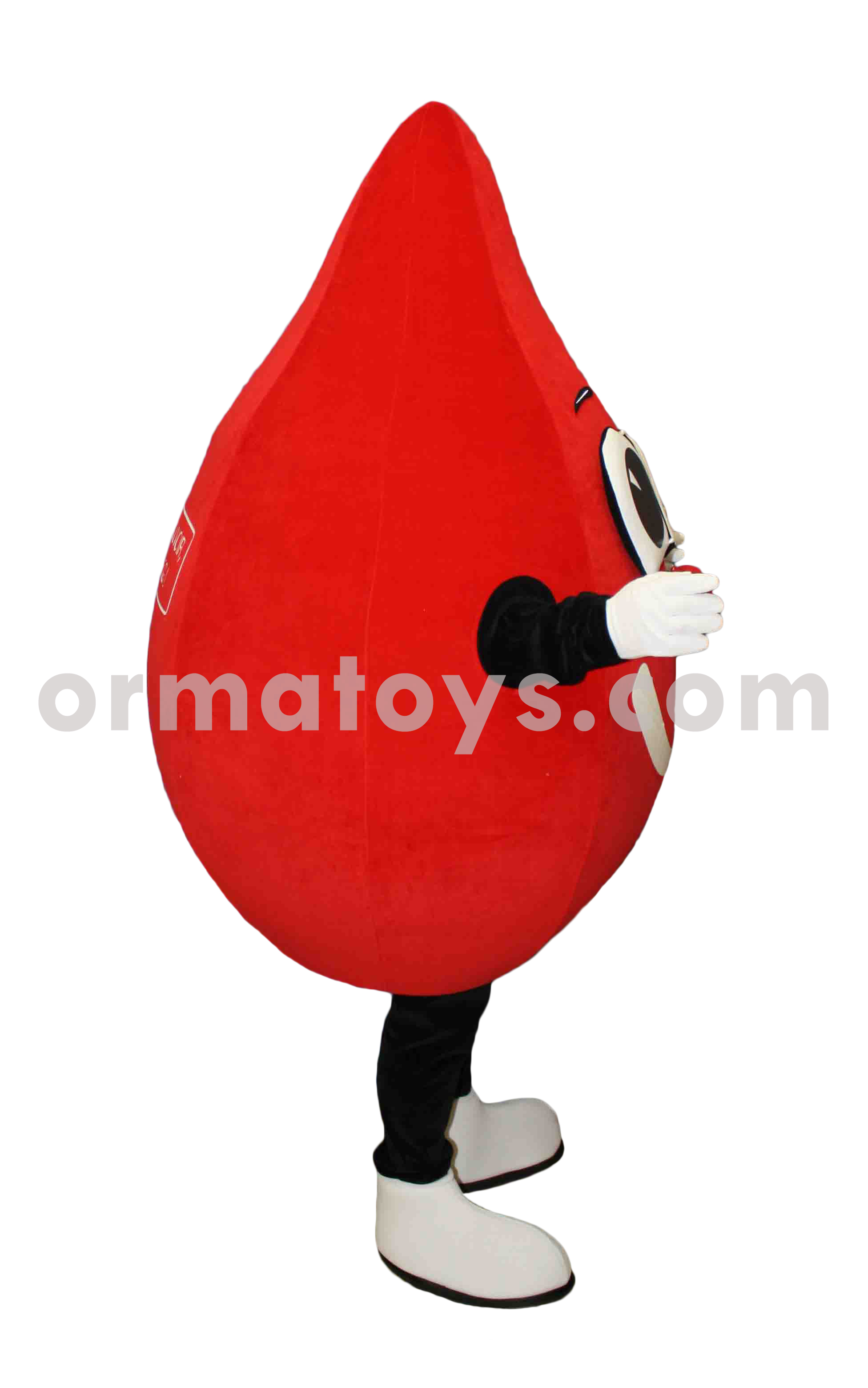 MASCOTTE GOUTTE DE SANG - ETABLISSEMENT FRANCAIS DU SANG