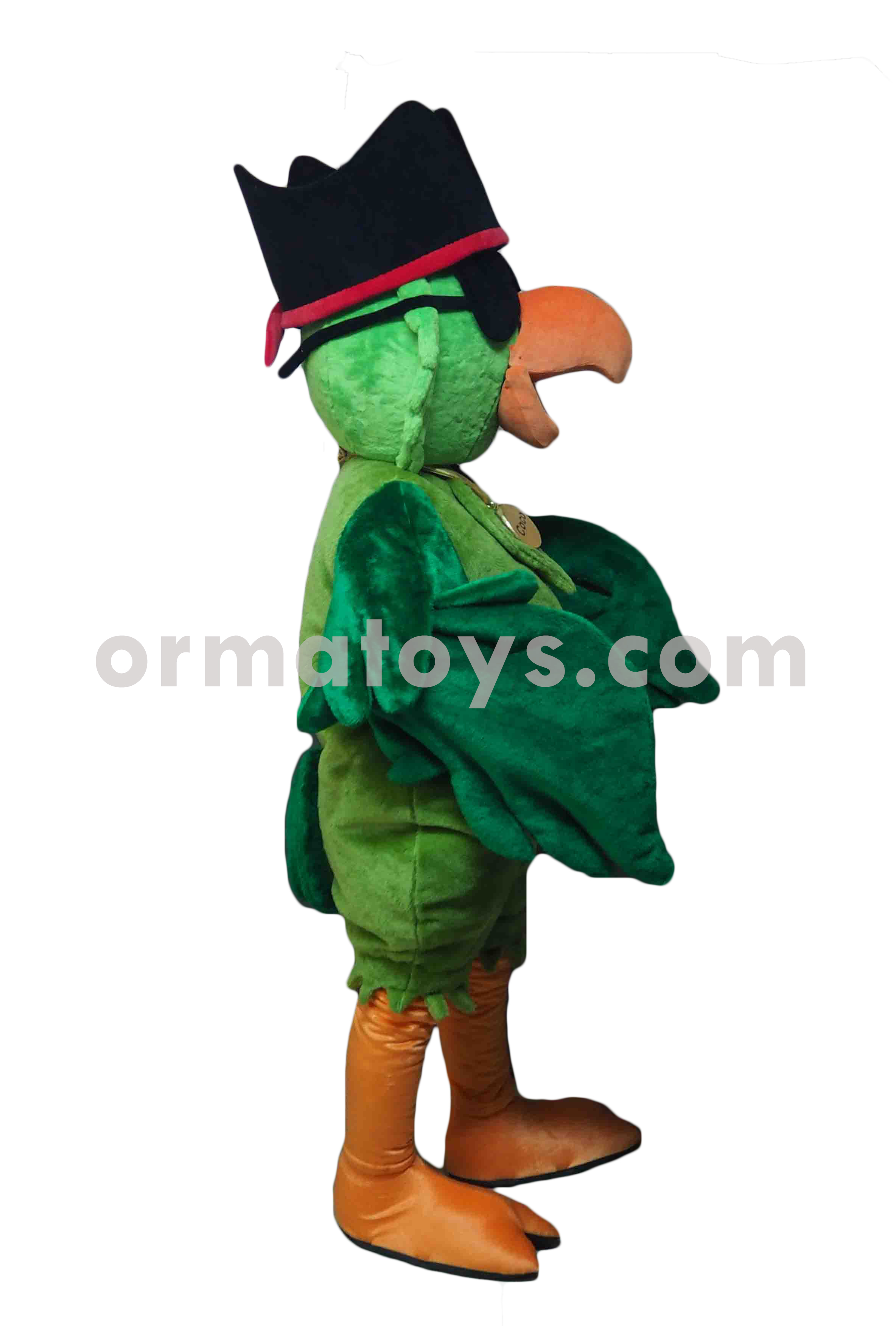 MASCOTTE PERROQUET PIRATE - LA BAIE DES PIRATES
