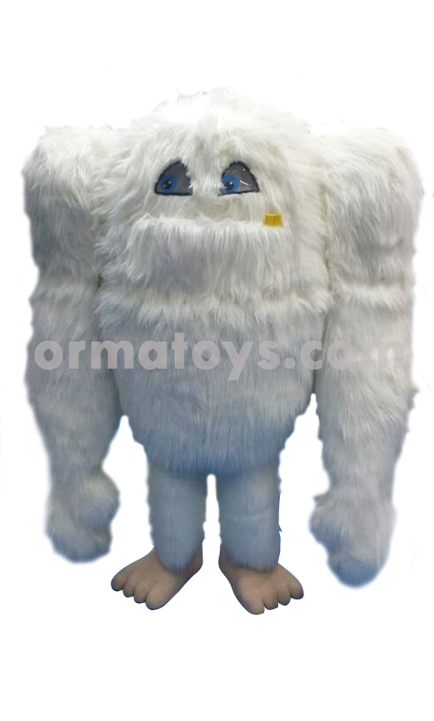 MASCOTTE YETI BLANC - AGENCE FLEXIVISION
