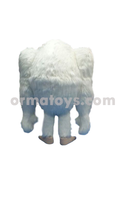 MASCOTTE YETI BLANC - AGENCE FLEXIVISION