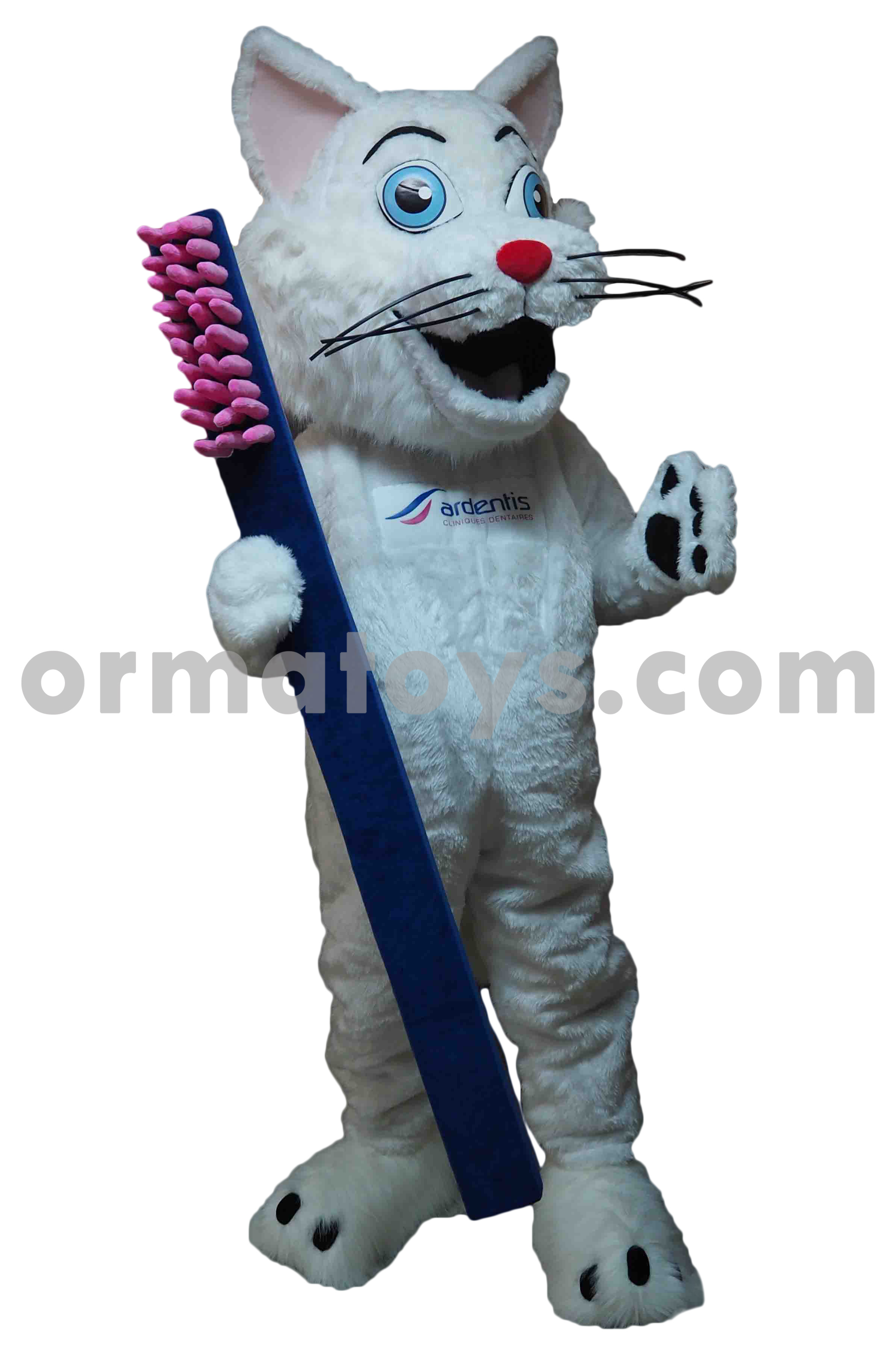 MASCOTTE SUR-MESURE CHAT - CLINIQUES ARDENTIS