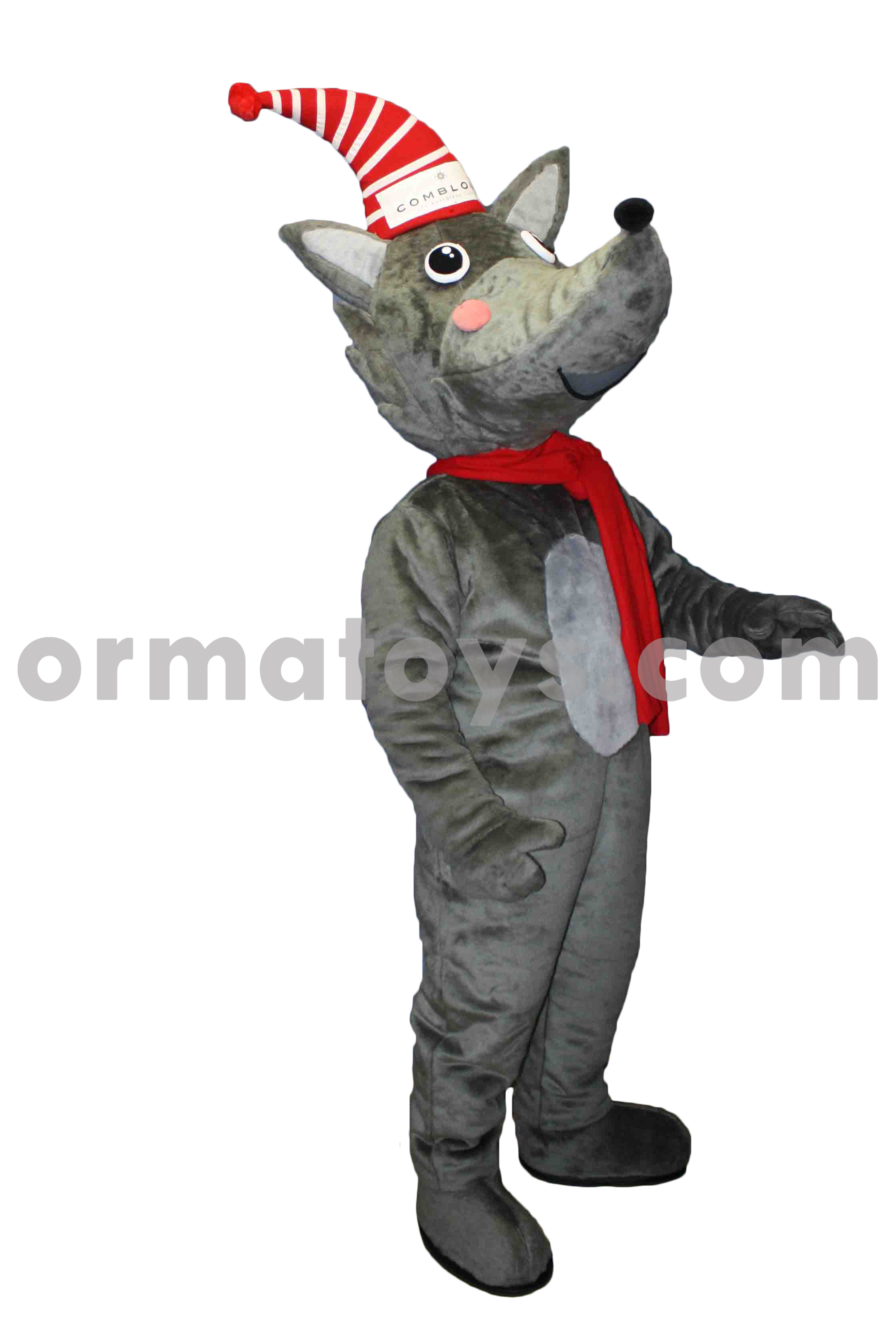 MASCOTTE SUR-MESURE LOUP - OFFICE DU TOURISME DE COMBLOUX