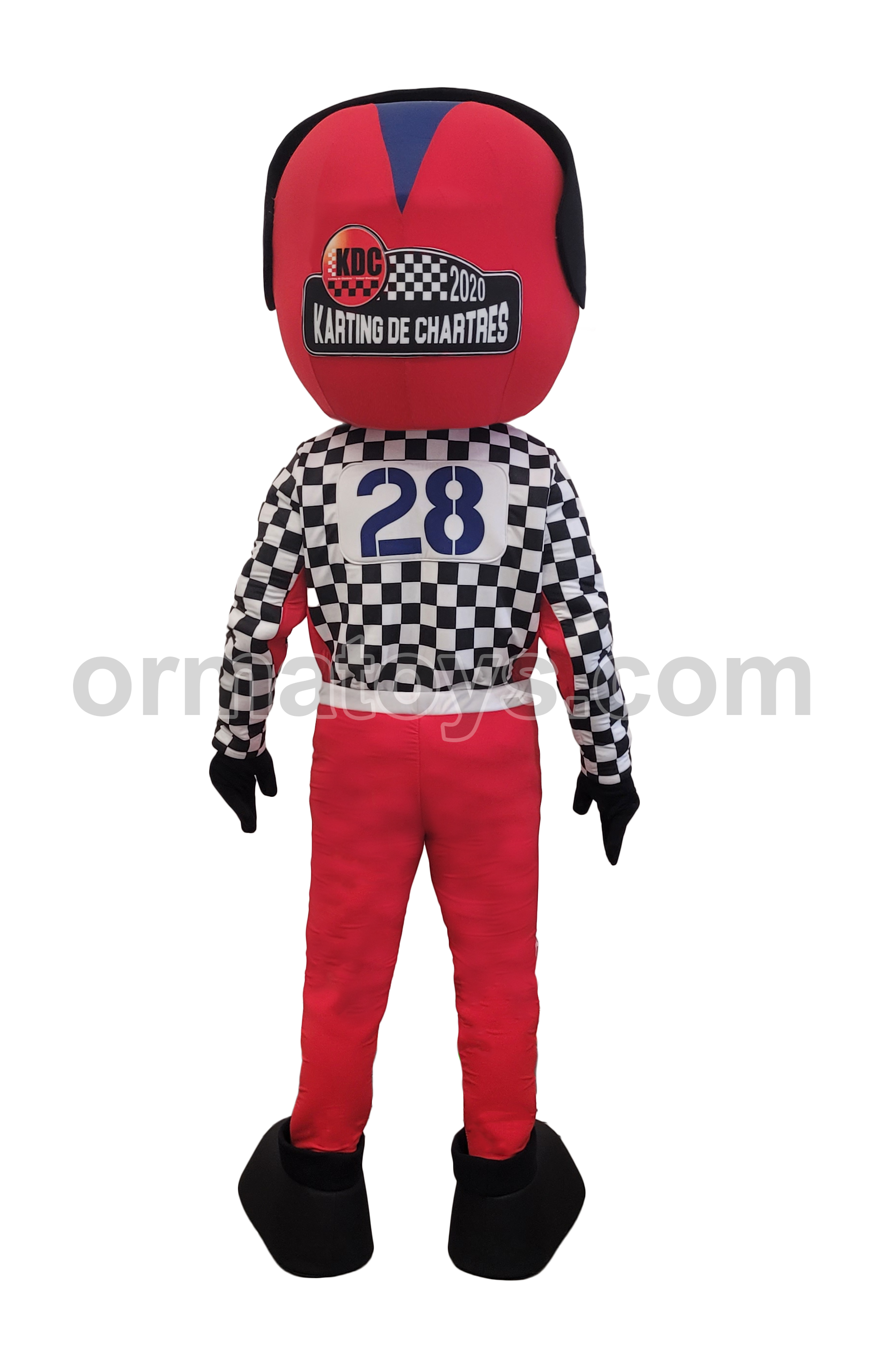 MASCOTTE SUR-MESURE - KARTING DE CHARTES