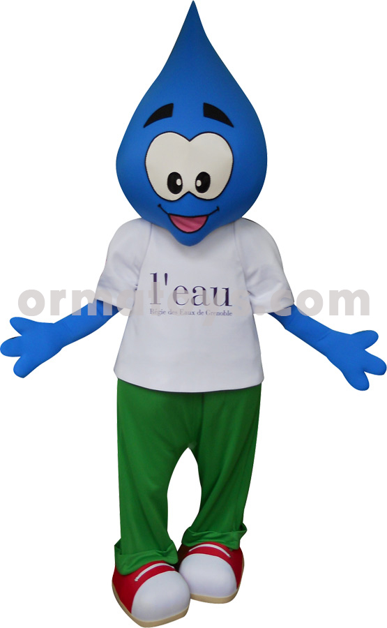 MASCOTTE GOUTTE D'EAU - REGIE DES EAUX DE GRENOBLE