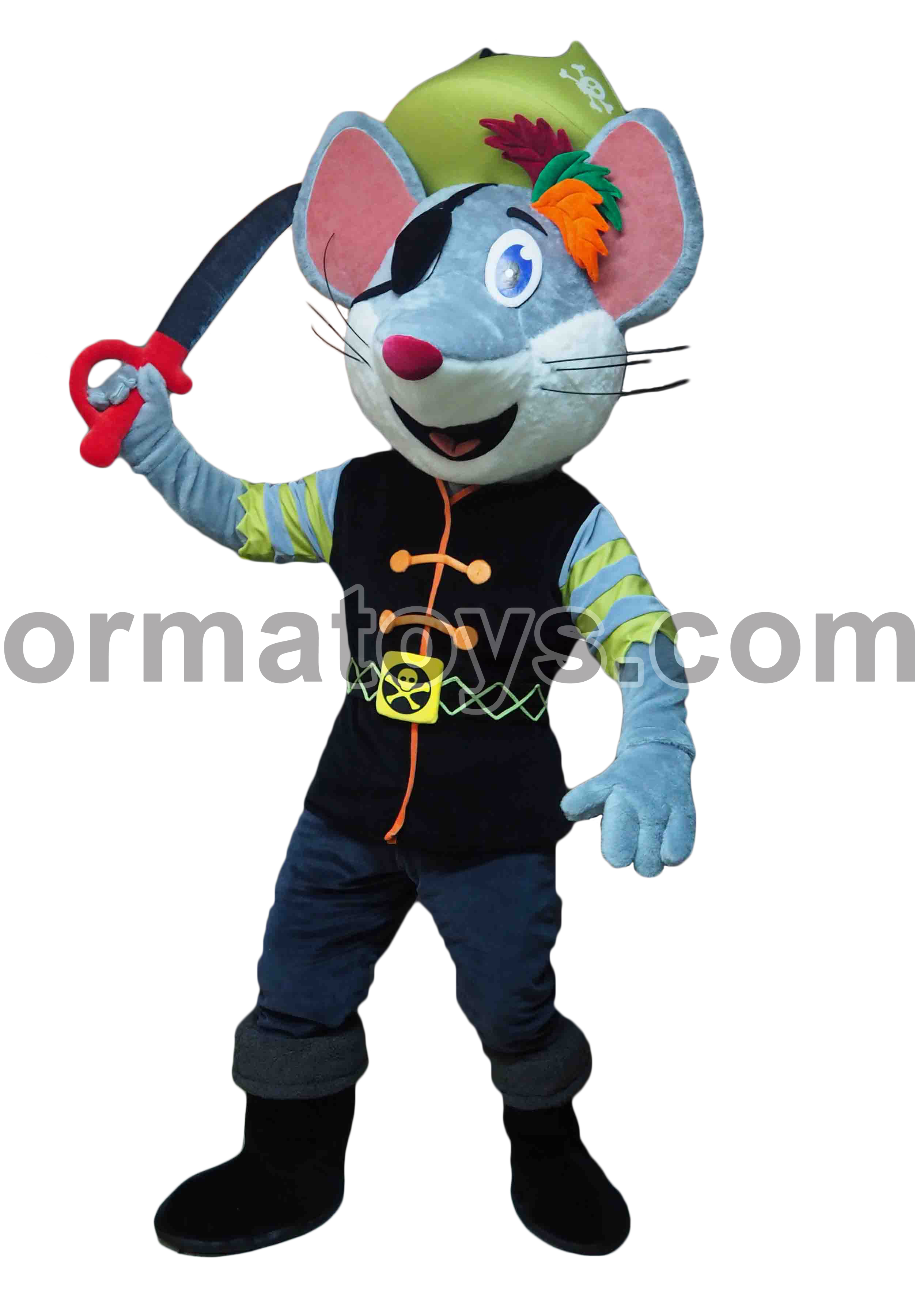 MASCOTTE SOURIS PIRATE - CAMPINGS CIELA