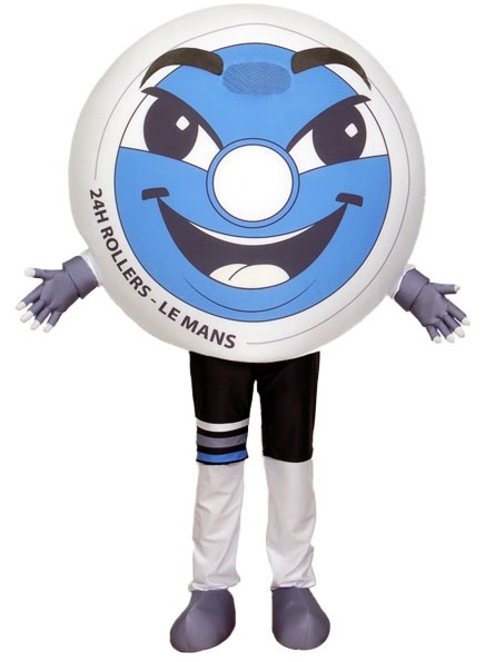 MASCOTTE LES 24H00 ROLLERS DU MANS