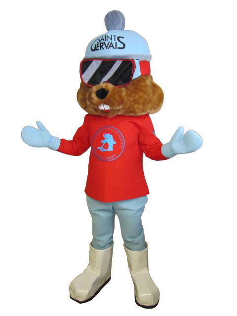 MASCOTTE CHARLOTTE LA MARMOTTE SAINT-GERVAIS