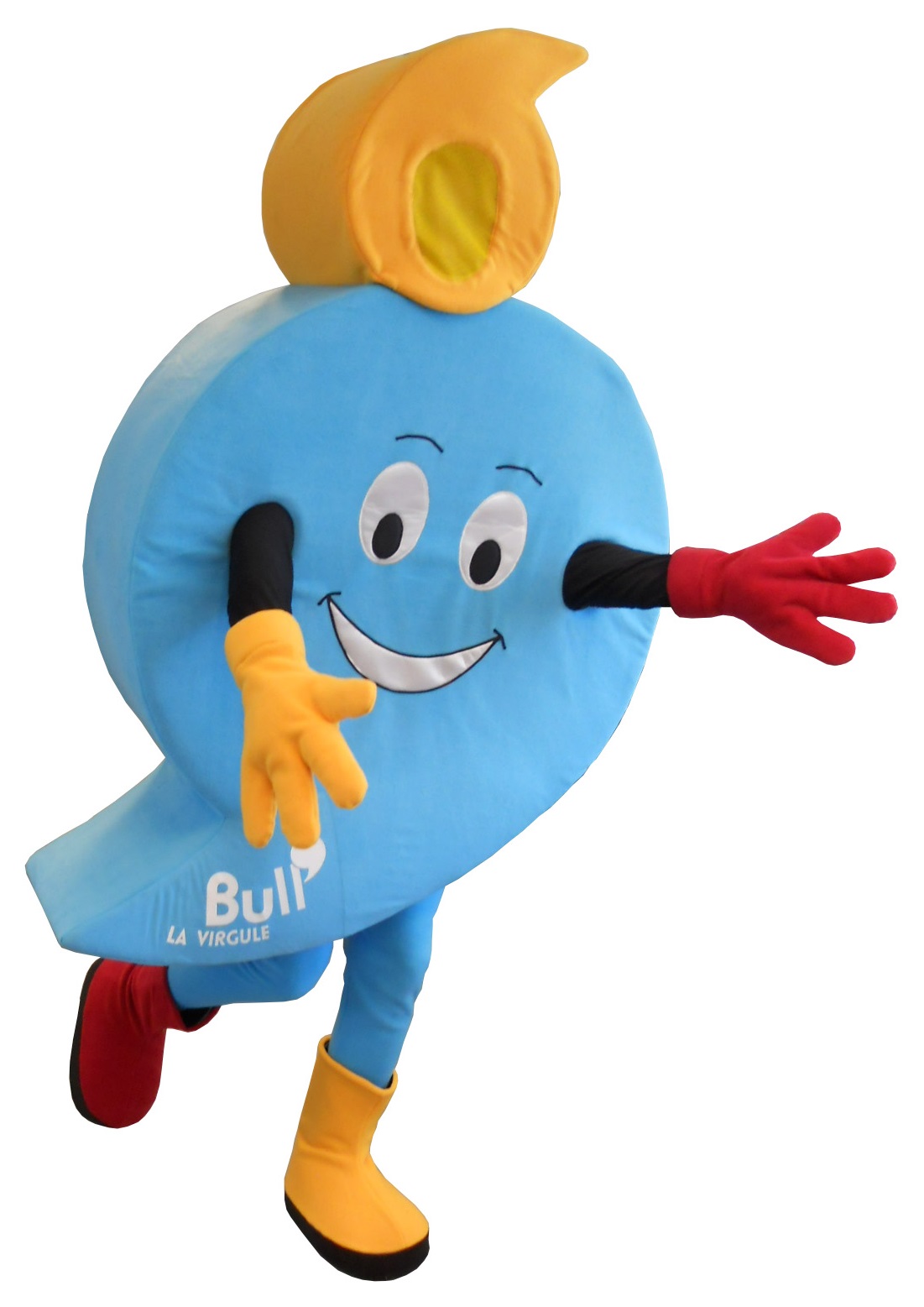 MASCOTTE BULL LA VIRGULE VILLE DE VILLEPINTE