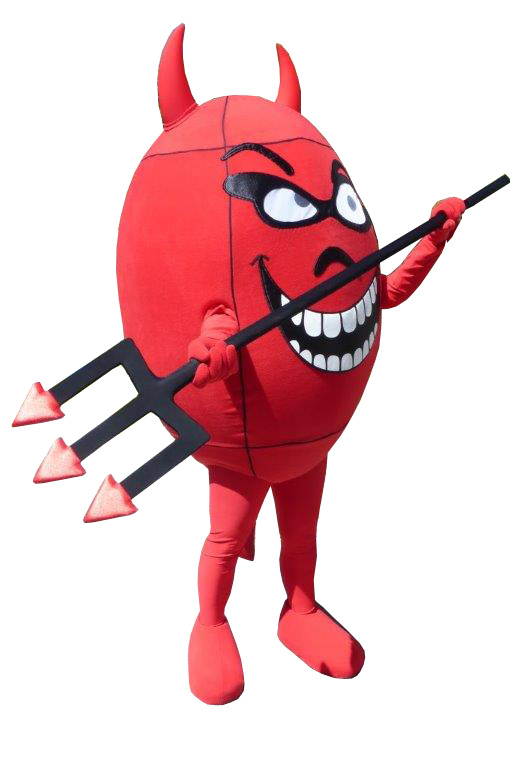 MASCOTTE DIABLE RUGBY CLUB MARTIGUES PORT DE BOUC