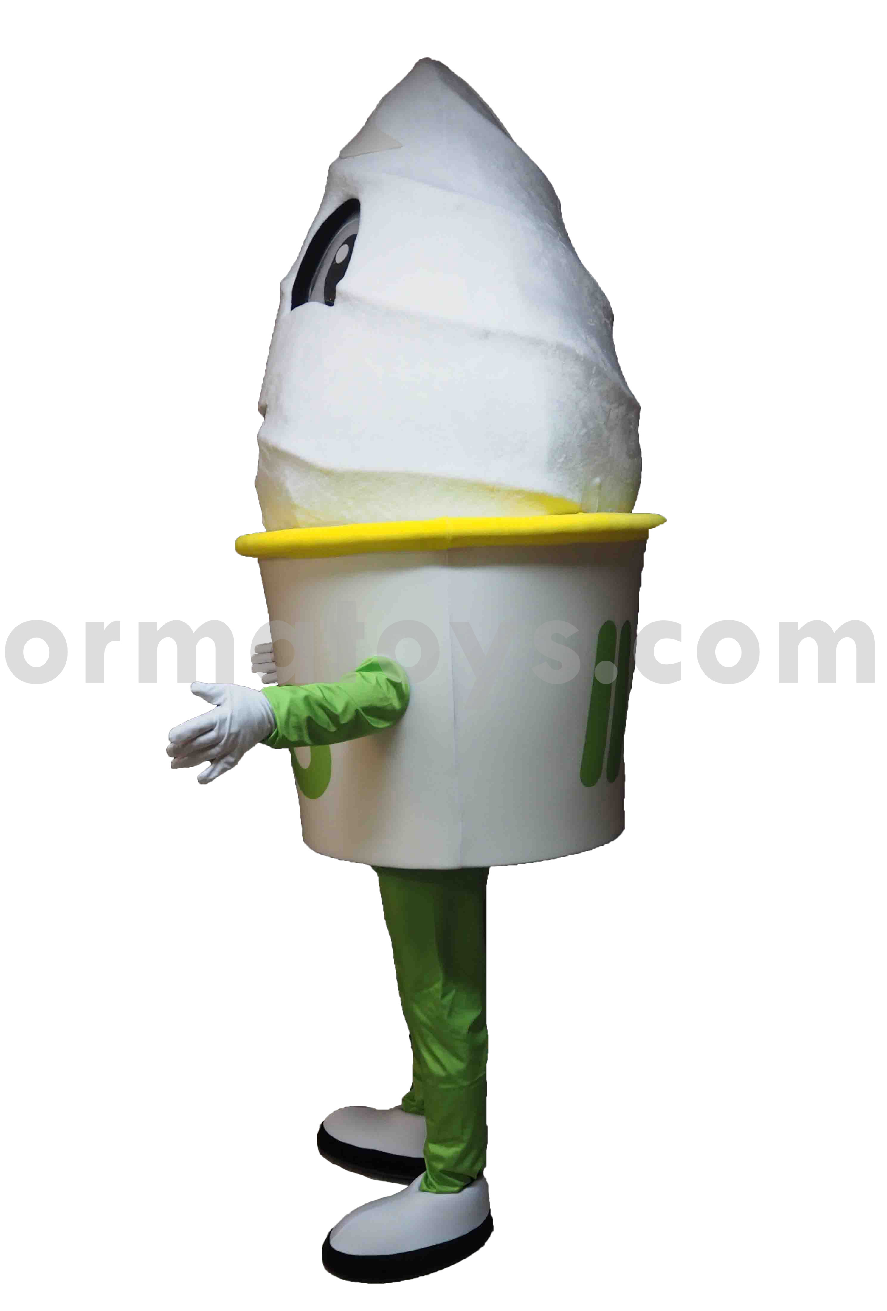 MASCOTTE POT DE GLACE - FRANCHISE LLAO LLAO