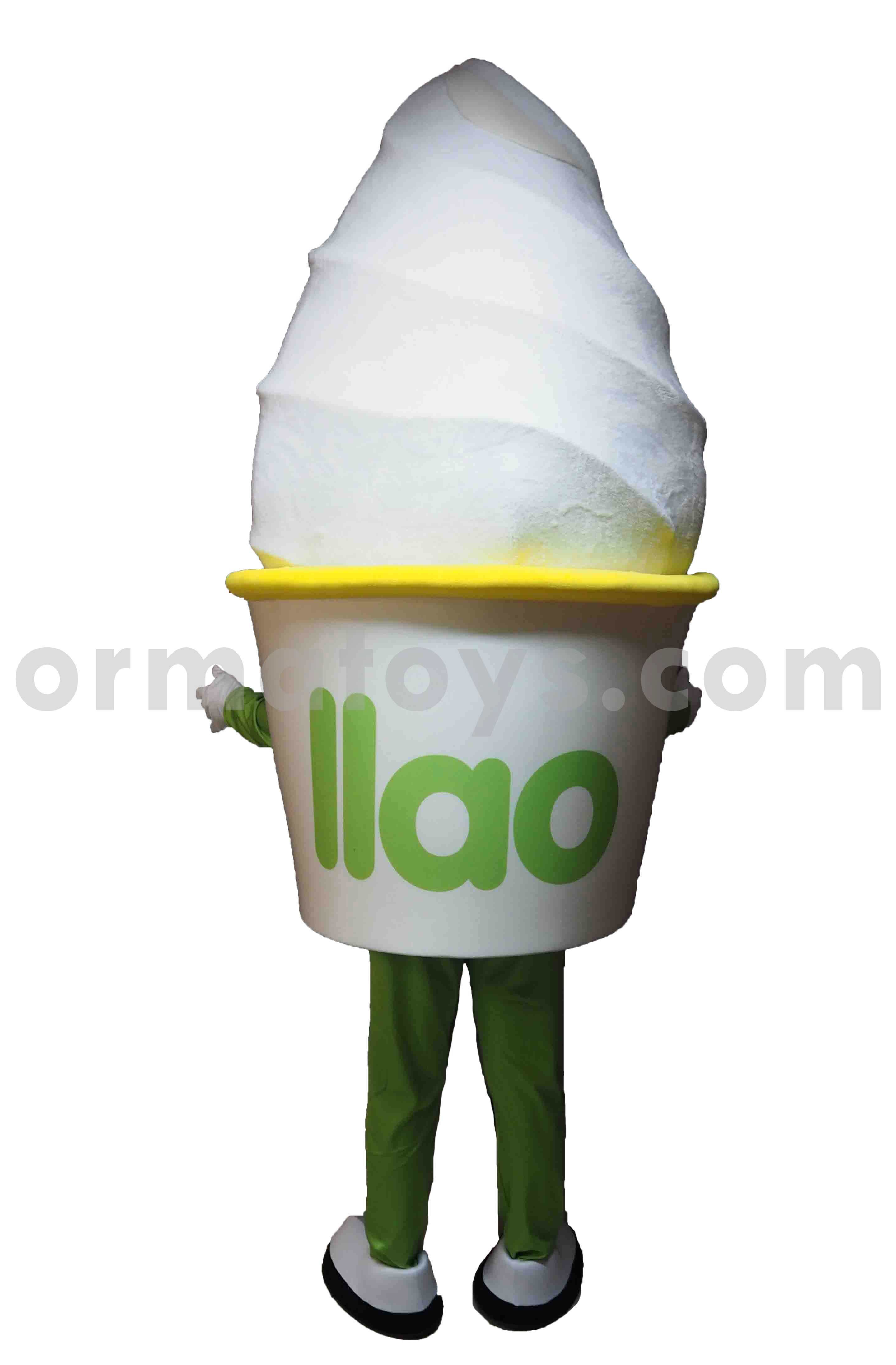 MASCOTTE POT DE GLACE - FRANCHISE LLAO LLAO