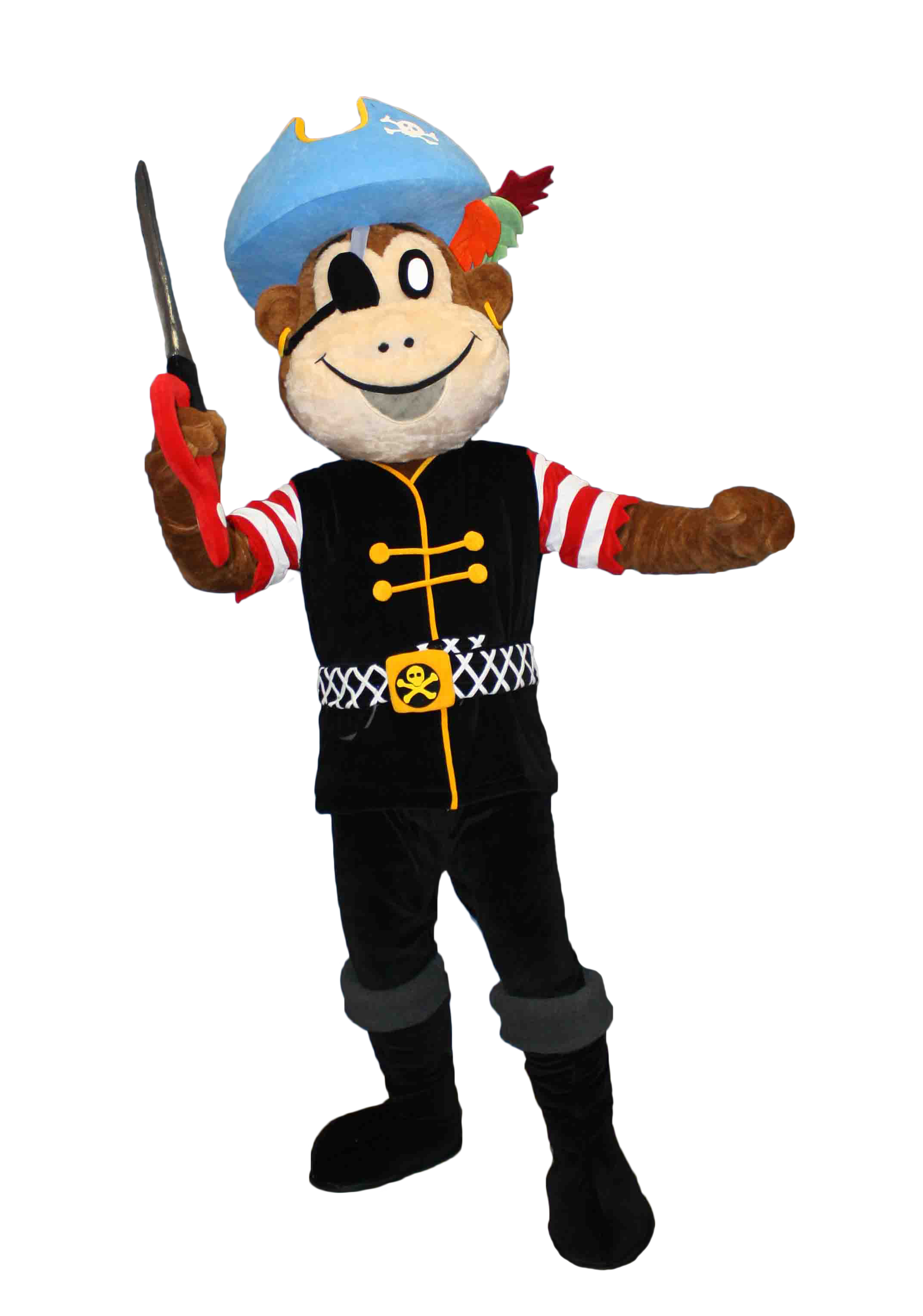 MASCOTTE SINGE - L'ILE AU TRESOR