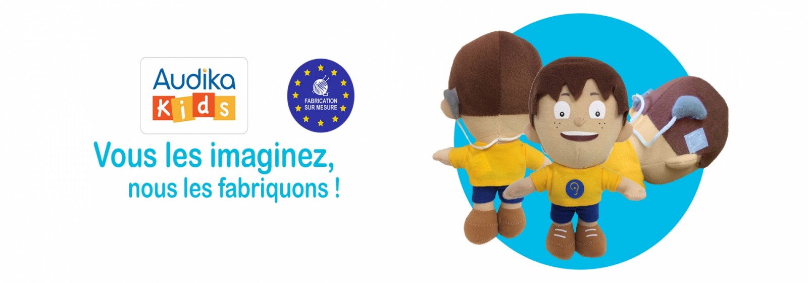 Fabricant de peluches - Fabrication de peluches - Fabircant de mascottes - Fabrication de mascottes - Mascottes et peluches sur-mesure - peluches audika kids