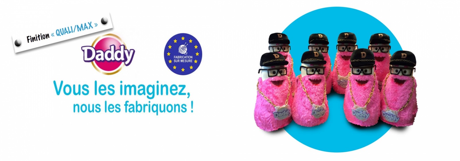 Mascotte sur-mesure Sucre DADDY - Fabrication de mascottes sur-mesure - Fabrication de peluches sur-mesure - Fabricant de mascottes - Fabricant de peluches - Mascottes et peluches sur-mesure ormatoys